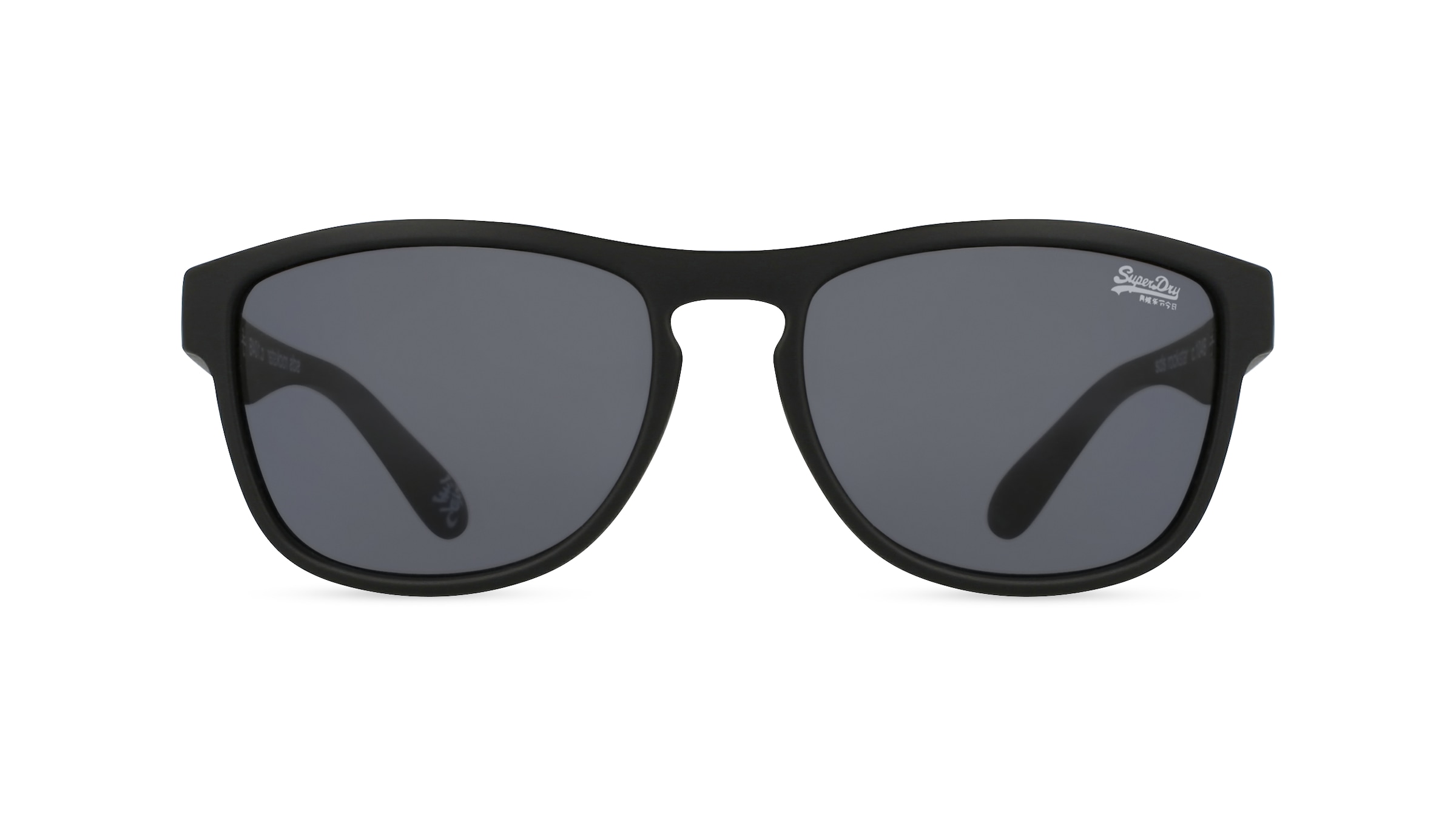 Superdry ROCKSTAR Unisex-Sonnenbrille Vollrand Eckig Kunststoff-Gestell, schwarz