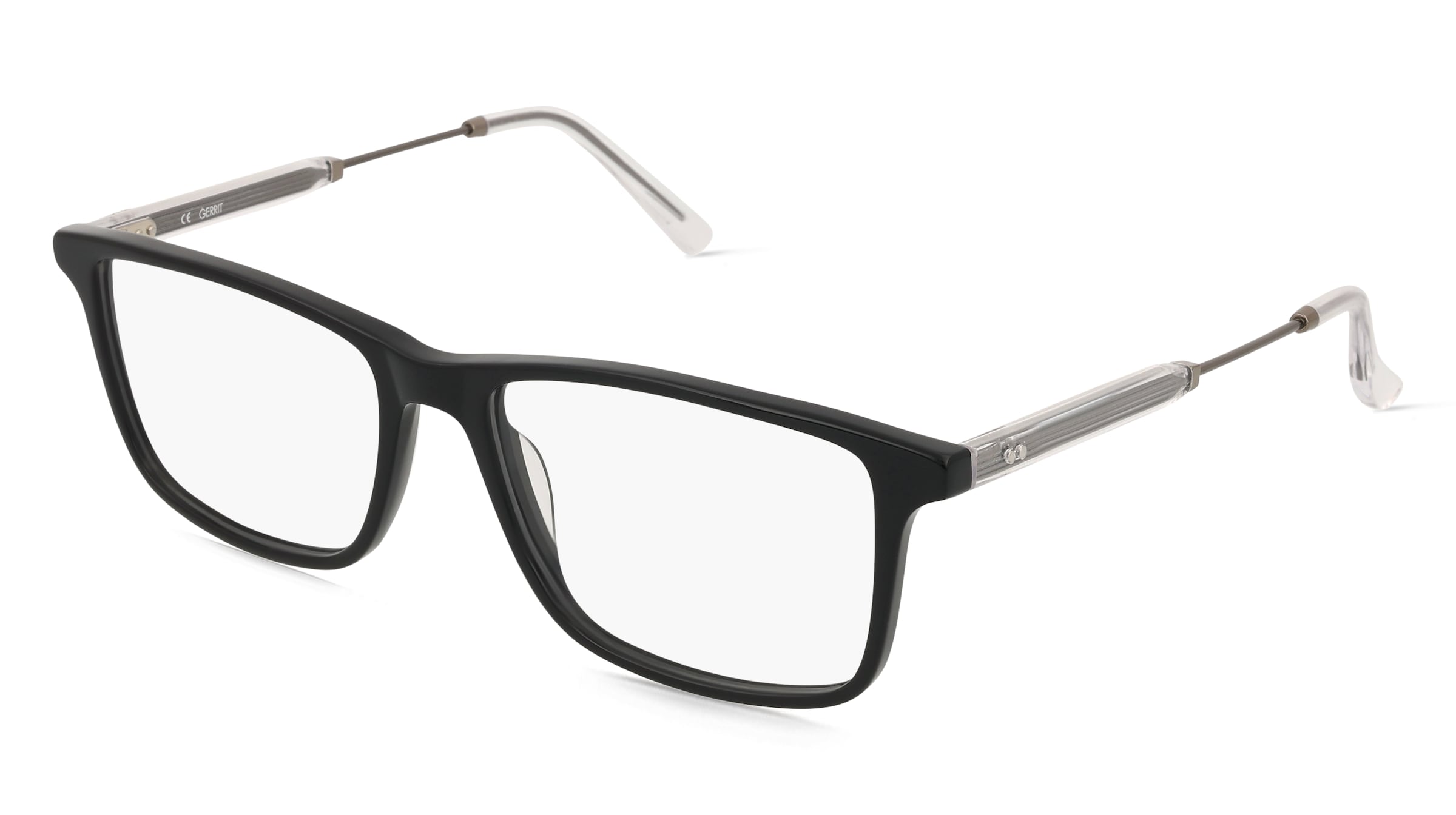 Fielmann BD 574 CL GERRIT Herren-Brille inkl. Gläser Vollrand Quadratisch Acetat-Gestell 55/17/145, Schwarz