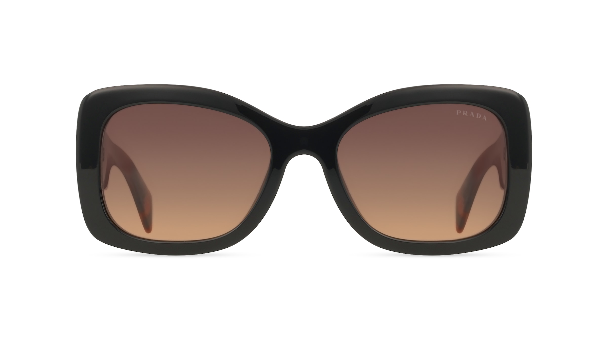 Thumbnail - Prada 0PR A08S Damen-Sonnenbrille Vollrand Oval Acetat-Gestell, braun