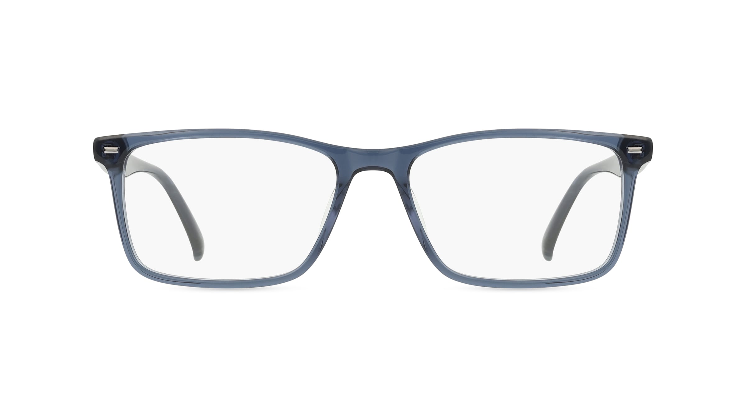 Fielmann BD 552 FLEX CL GEORG Herren-Brille inkl. Gläser Vollrand Eckig Acetat-Gestell 55mm/17mm/145mm, blau