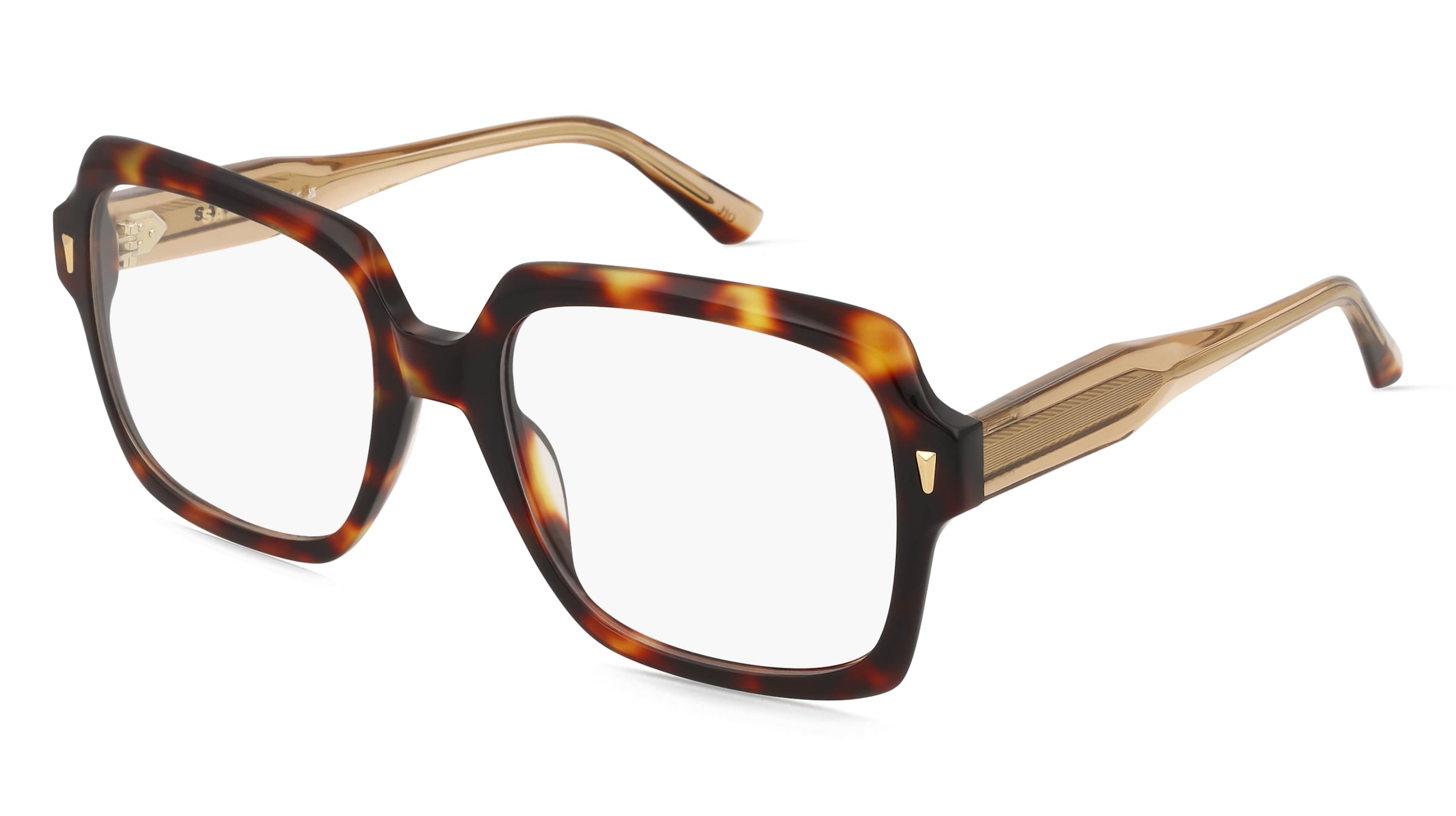 Sandro 2049 Unisex-Brille inkl. Gläser Vollrand Quadratisch Acetat-Gestell 54/19/140, Braun