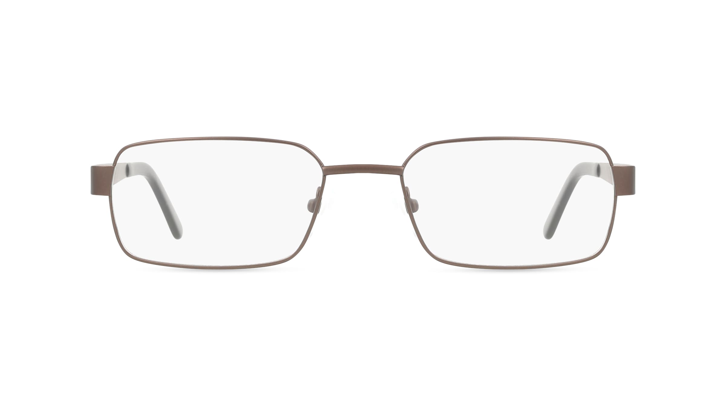 Fielmann BD 329 CL Herren-Brille inkl. Gläser Vollrand Eckig Metall-Gestell 52/19/140, grau