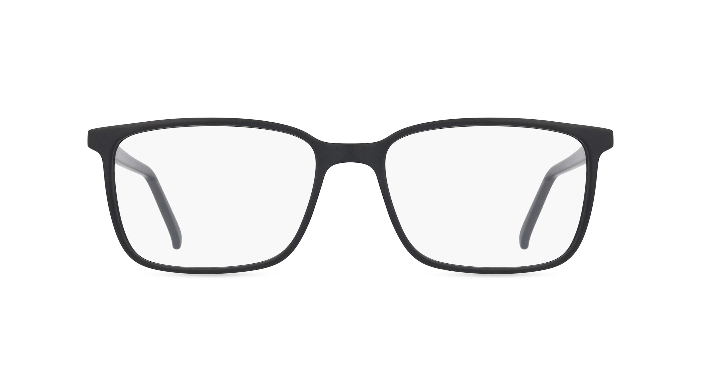 Fielmann JIL 006 CL Herren-Brille inkl. Gläser Vollrand Eckig Kunststoff-Gestell 56mm/17mm/145mm, Schwarz