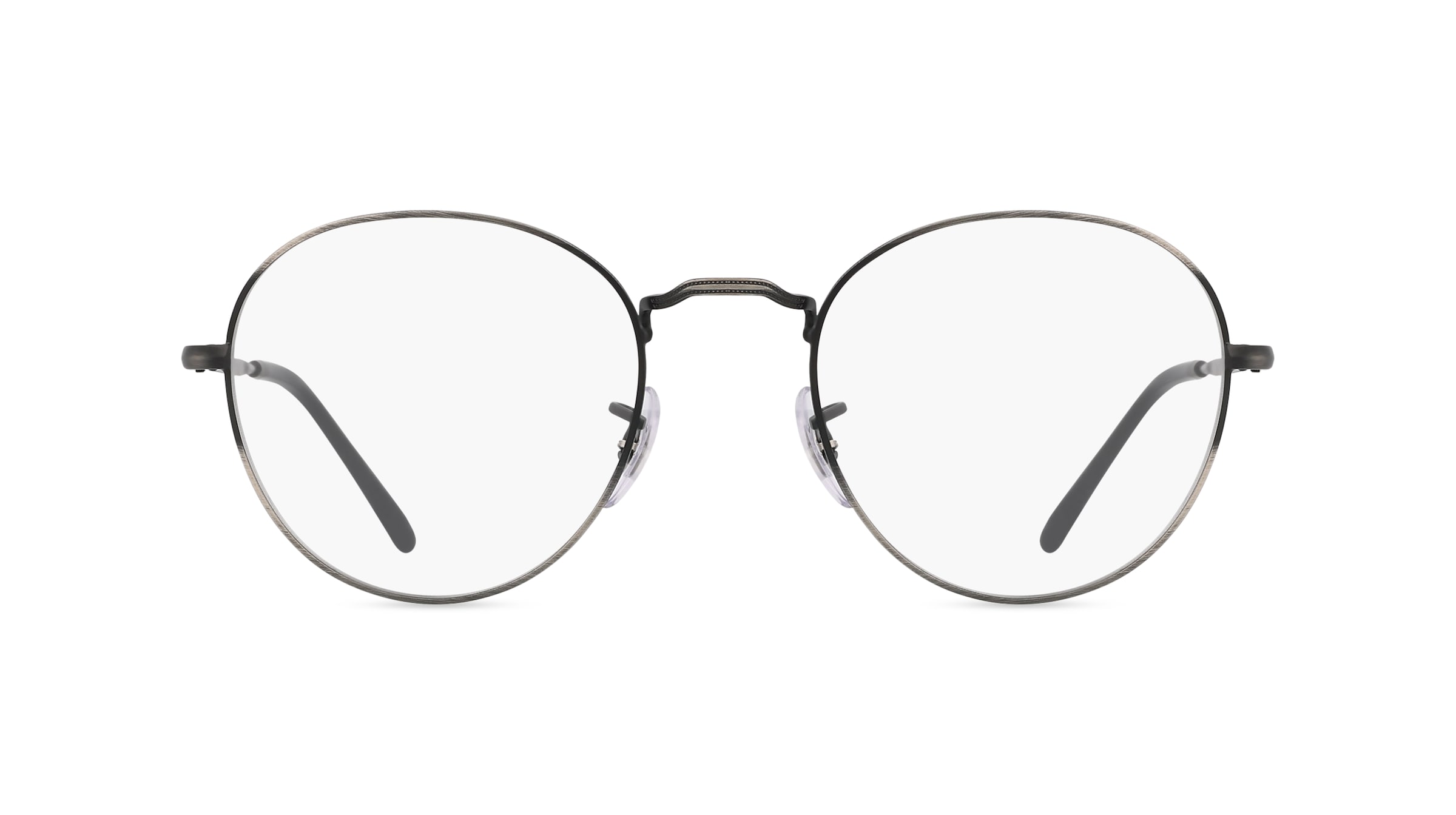 Ray-Ban RX3582V Unisex-Brille inkl. Gläser Vollrand Panto Metall-Gestell 51mm/20mm/140mm, grau