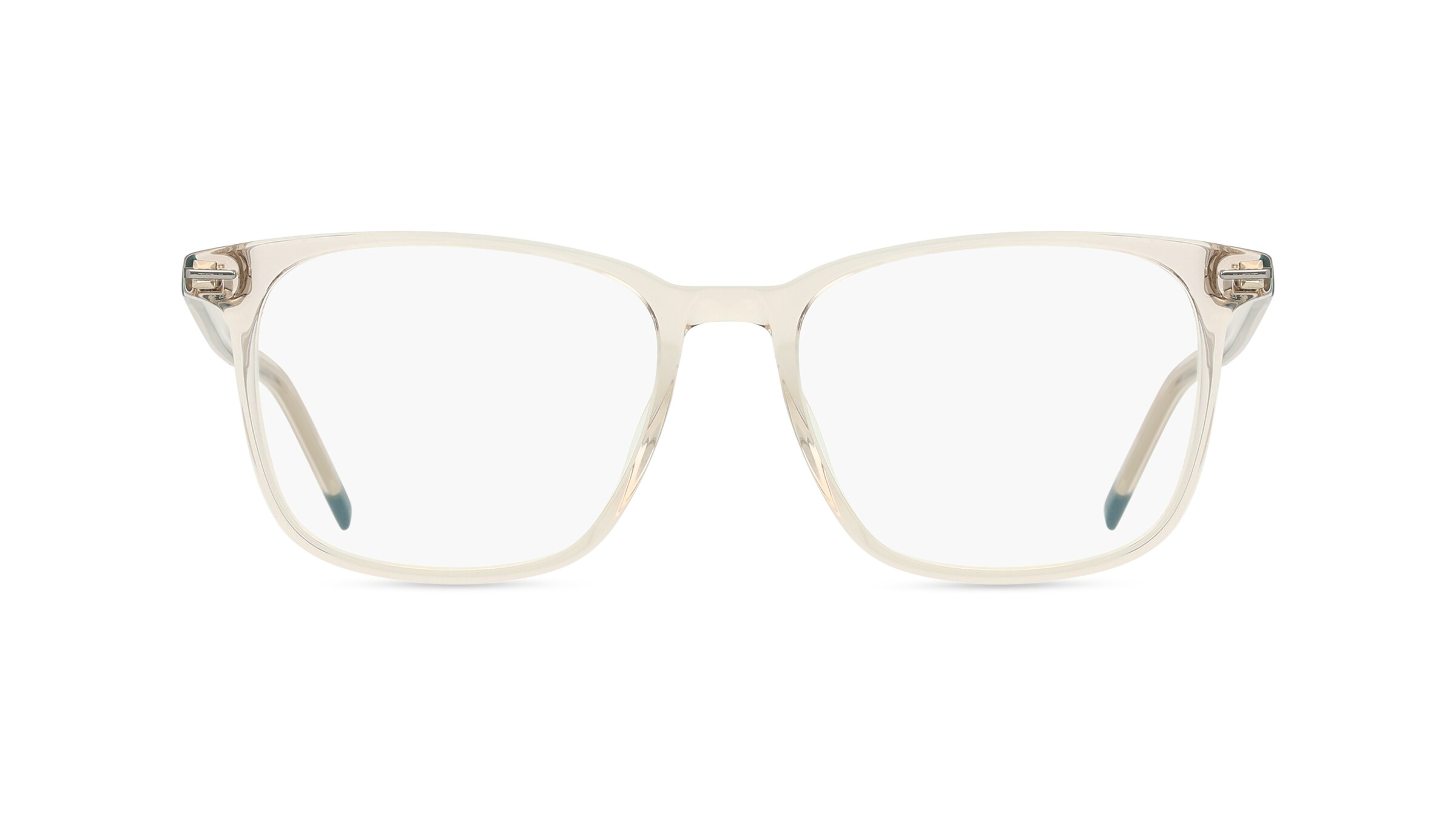 Hugo HG 1224 Herren-Brille inkl. Gläser Vollrand Eckig Acetat-Gestell 53mm/17mm/145mm, Gelb