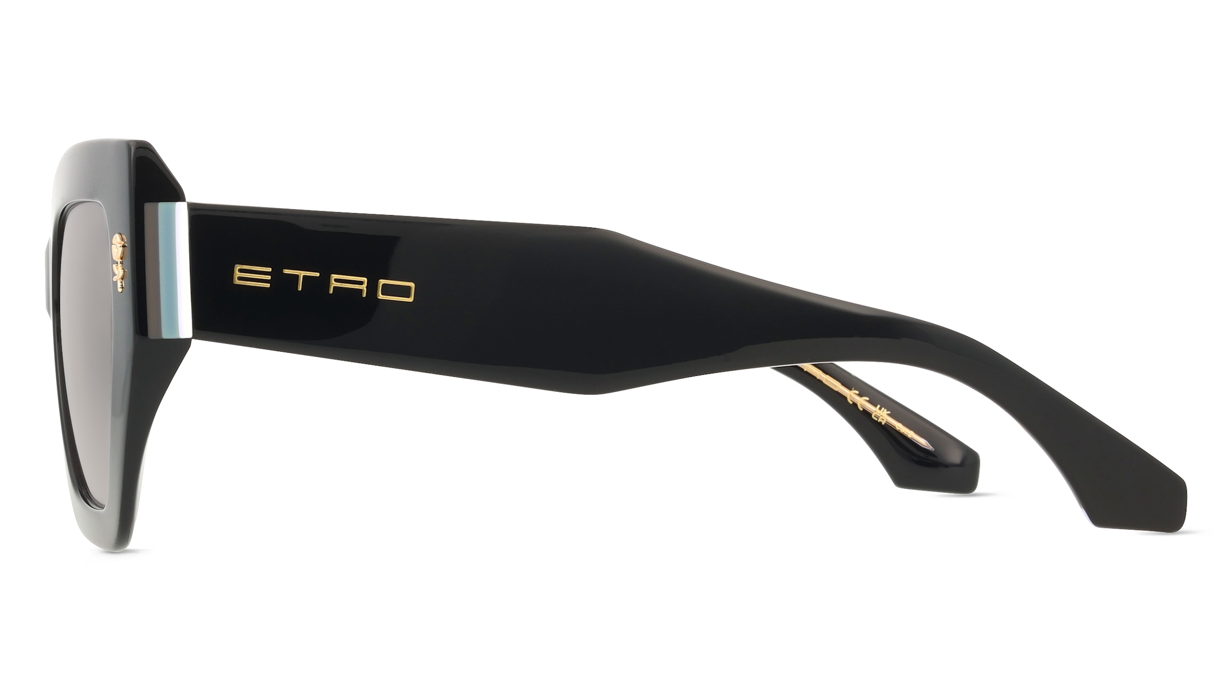 Thumbnail - Etro 0010/S Damen-Sonnenbrille Vollrand Eckig Acetat-Gestell, schwarz