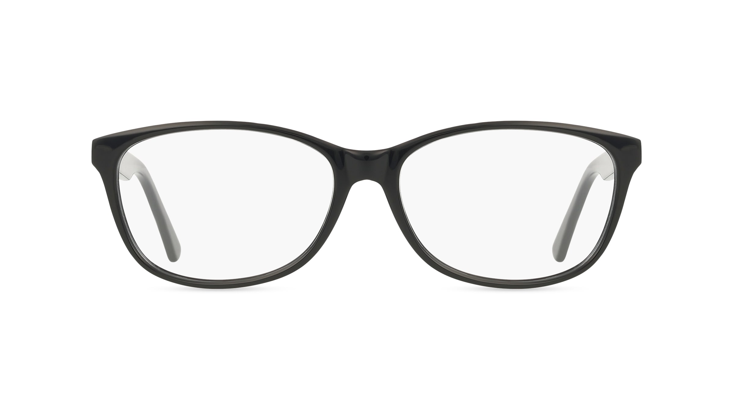 Fielmann JIL 026 CL Damen-Brille inkl. Gläser Vollrand Oval Acetat-Gestell 55mm/16mm/140mm, Schwarz