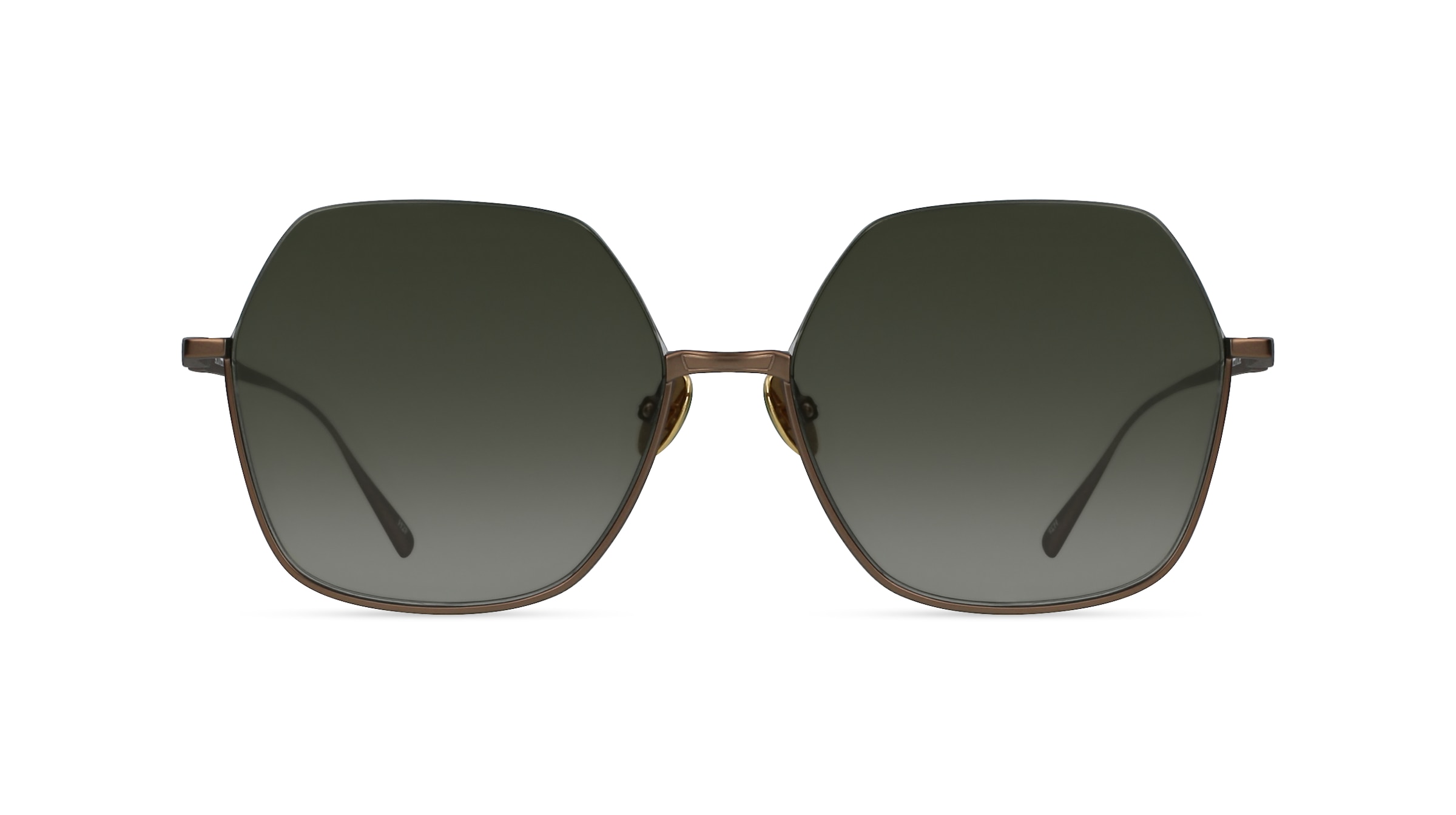 Scotch & Soda SS 5004 Damen-Sonnenbrille Vollrand Achteckig Metall-Gestell, gold