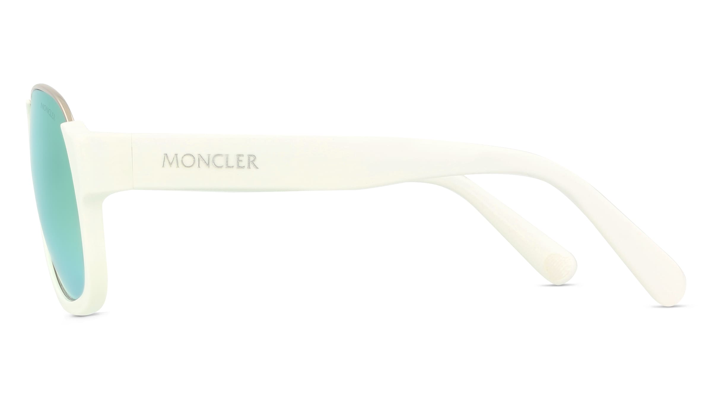 Thumbnail - Moncler ML0208 PLEIADES Unisex-Sonnenbrille Vollrand Quadratisch Acetat-Gestell, weiß