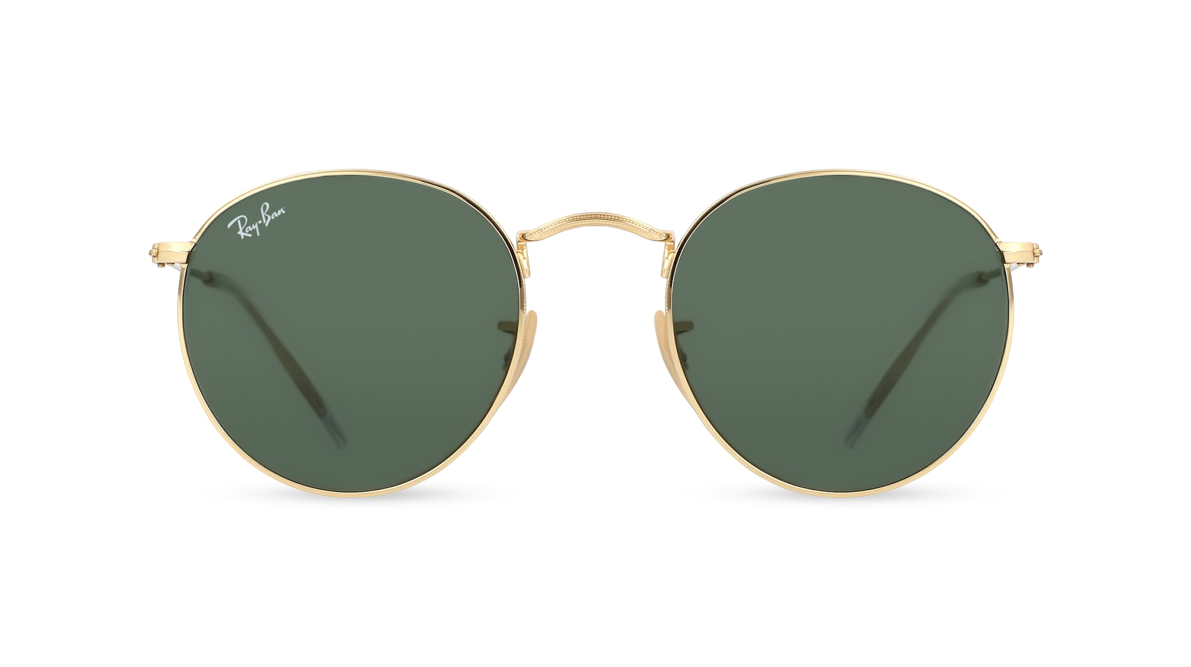 Ray-Ban RB 3447N ROUND METAL Unisex-Sonnenbrille Vollrand Rund Metall-Gestell, gold