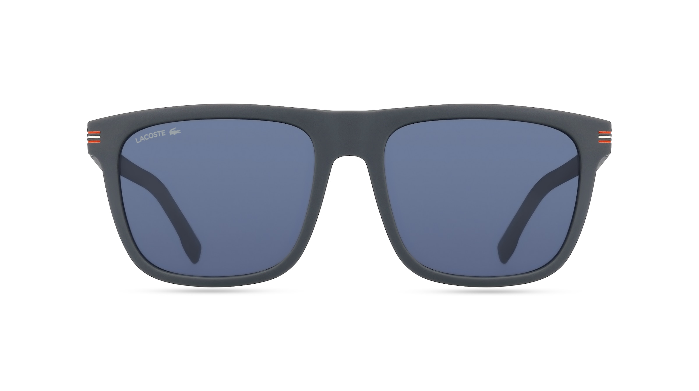Lacoste L959S Herren-Sonnenbrille Vollrand Eckig Kunststoff-Gestell, grau