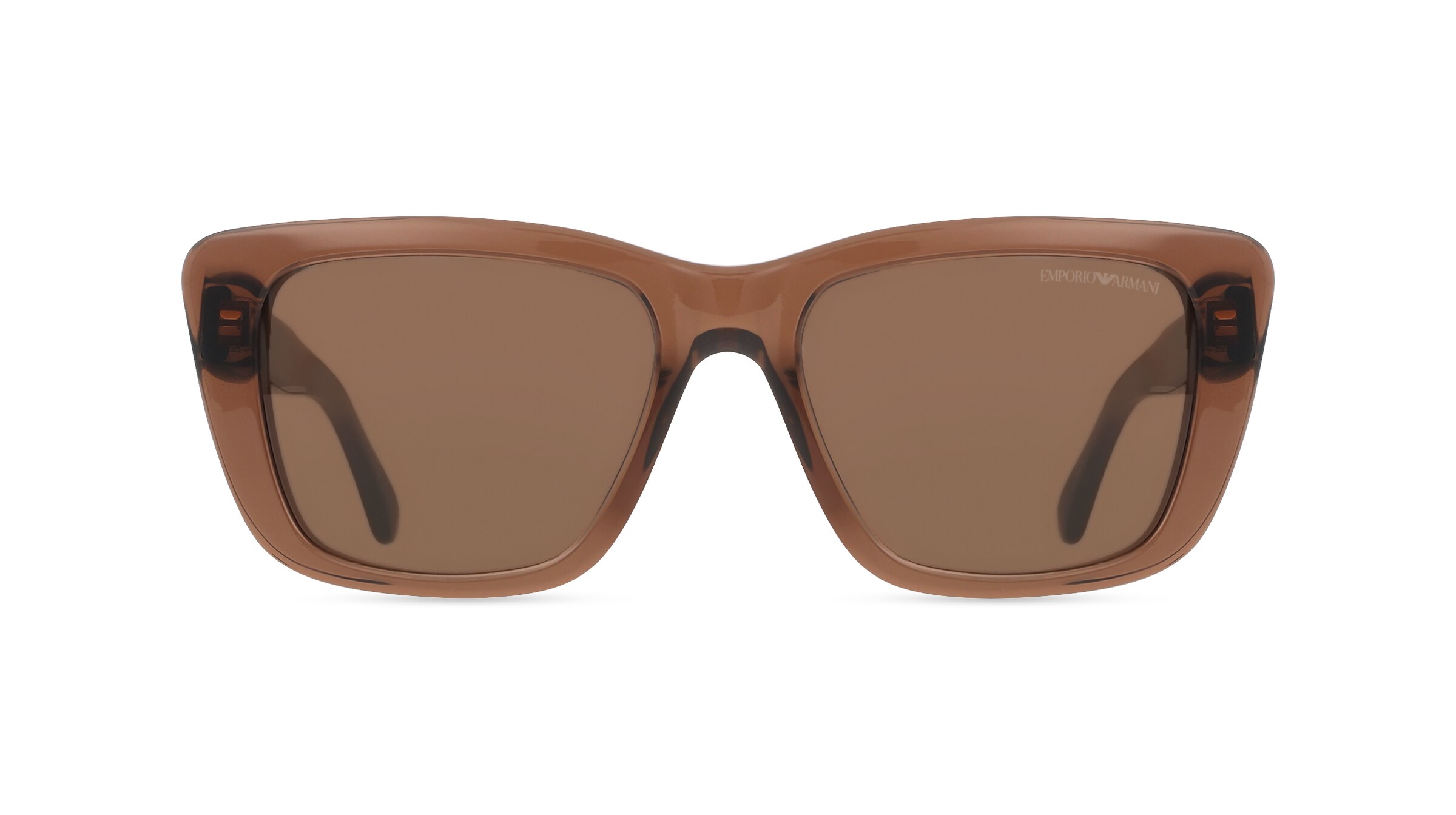 Emporio Armani EA4246U Damen-Sonnenbrille Vollrand Cateye Acetat-Gestell, Braun