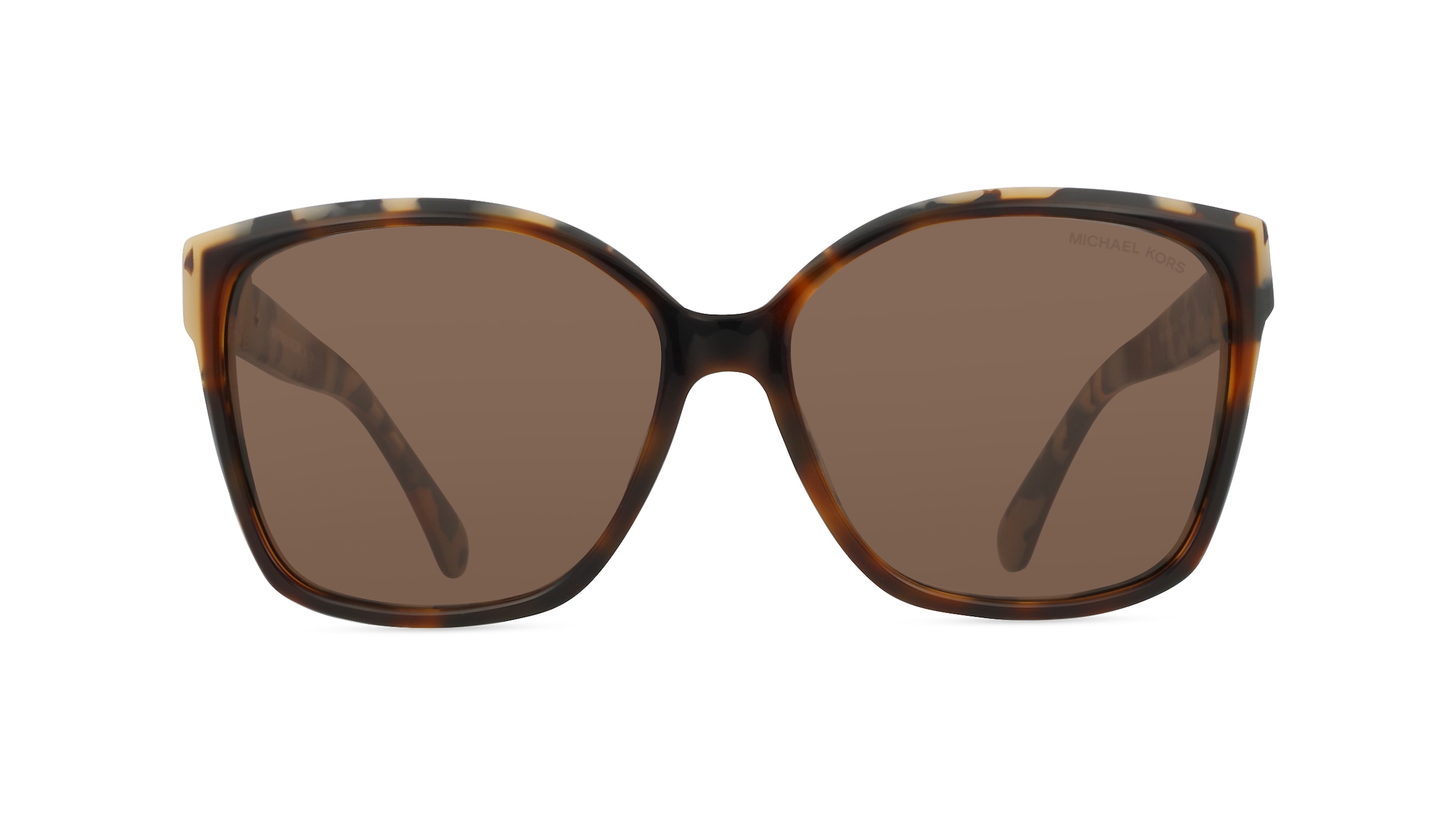 Michael Kors MK2201 Damen-Sonnenbrille Vollrand Eckig Acetat-Gestell, braun