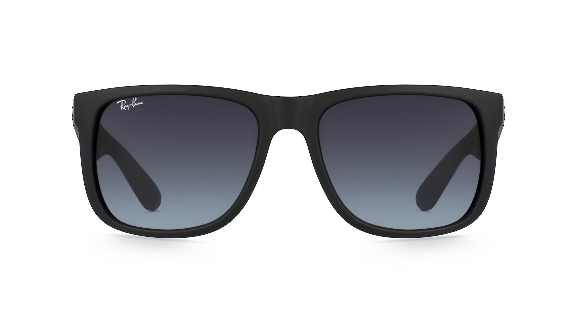 Ray-Ban RB 4165 JUSTIN Herren-Sonnenbrille Vollrand Eckig Kunststoff-Gestell, schwarz