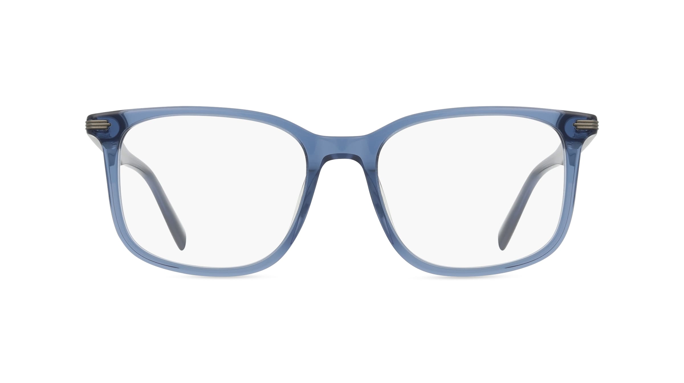 Levi's LV5034 Herren-Brille inkl. Gläser Vollrand Eckig Kunststoff-Gestell 52mm/18mm/145mm, blau