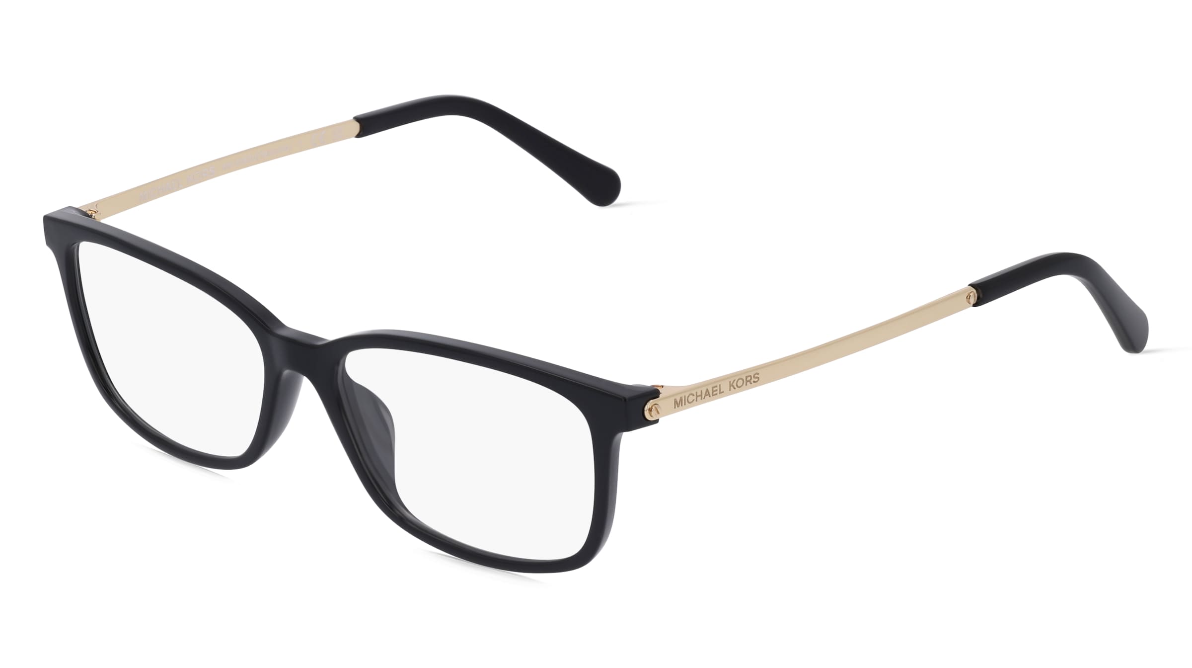 Michael Kors MK4060U Damen-Brille inkl. Gläser Vollrand Quadratisch Kunststoff-Gestell 54/15/140, Schwarz