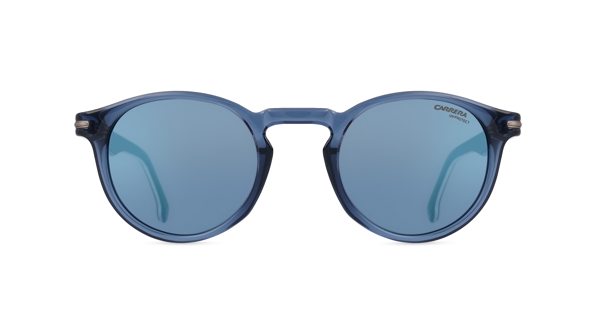 Carrera 301/S Unisex-Sonnenbrille Vollrand Rund Kunststoff-Gestell, blau