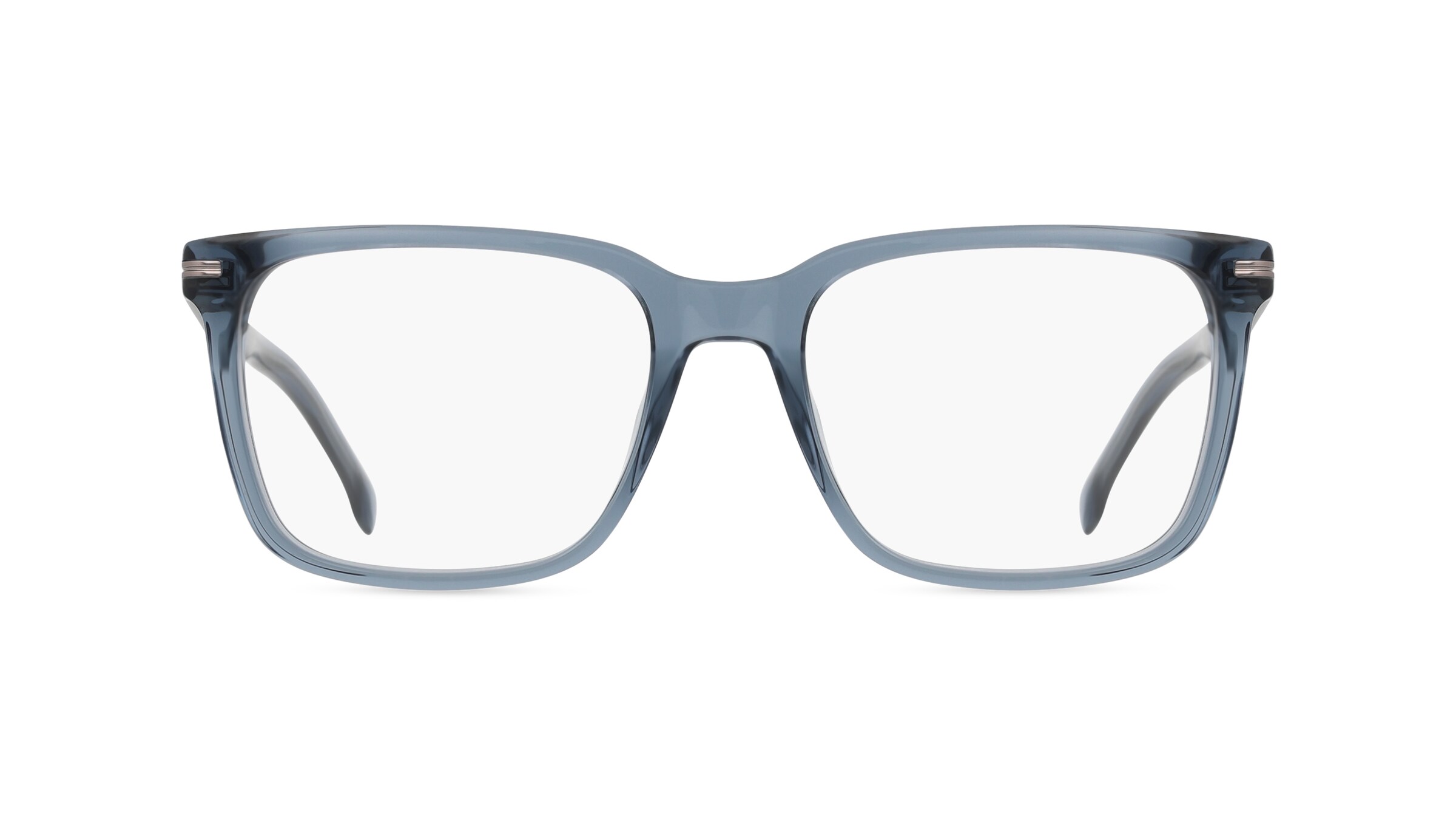 Boss 1602 Herren-Brille inkl. Gläser Vollrand Quadratisch Acetat-Gestell 55/19/145, grau
