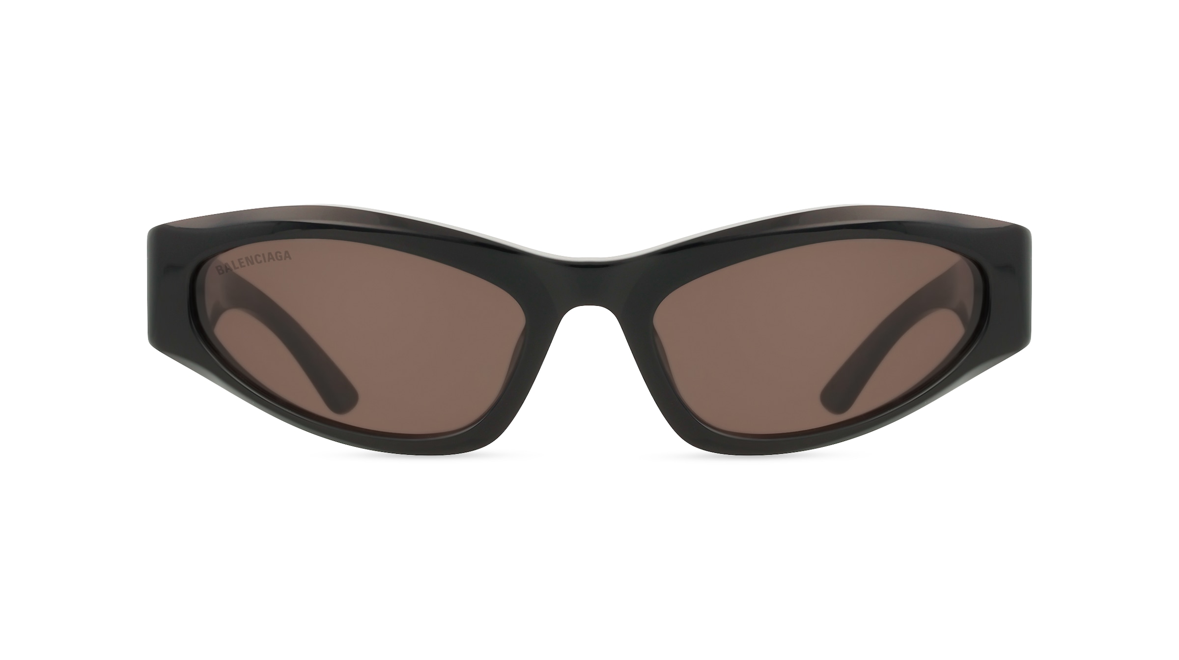 Balenciaga BB0387S Damen-Sonnenbrille Vollrand Eckig Acetat-Gestell, schwarz
