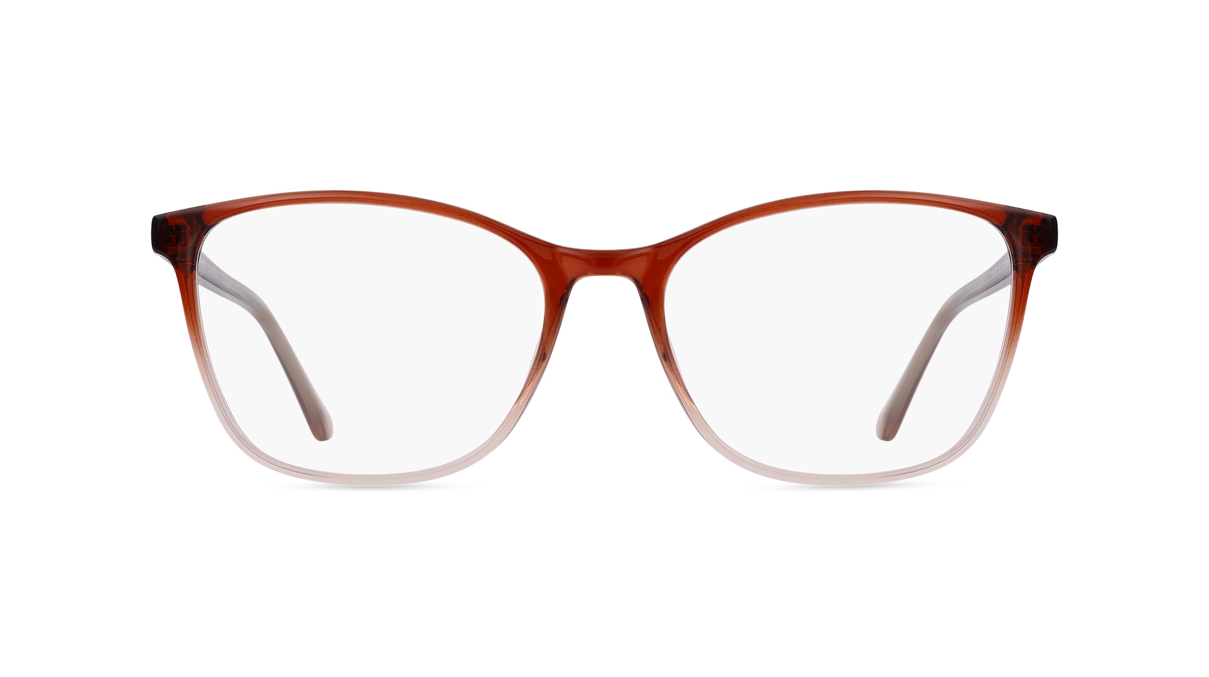 Fielmann OU 049 FLEX CL Damen-Brille inkl. Gläser Vollrand Eckig Acetat-Gestell 57mm/18mm/150mm, Braun