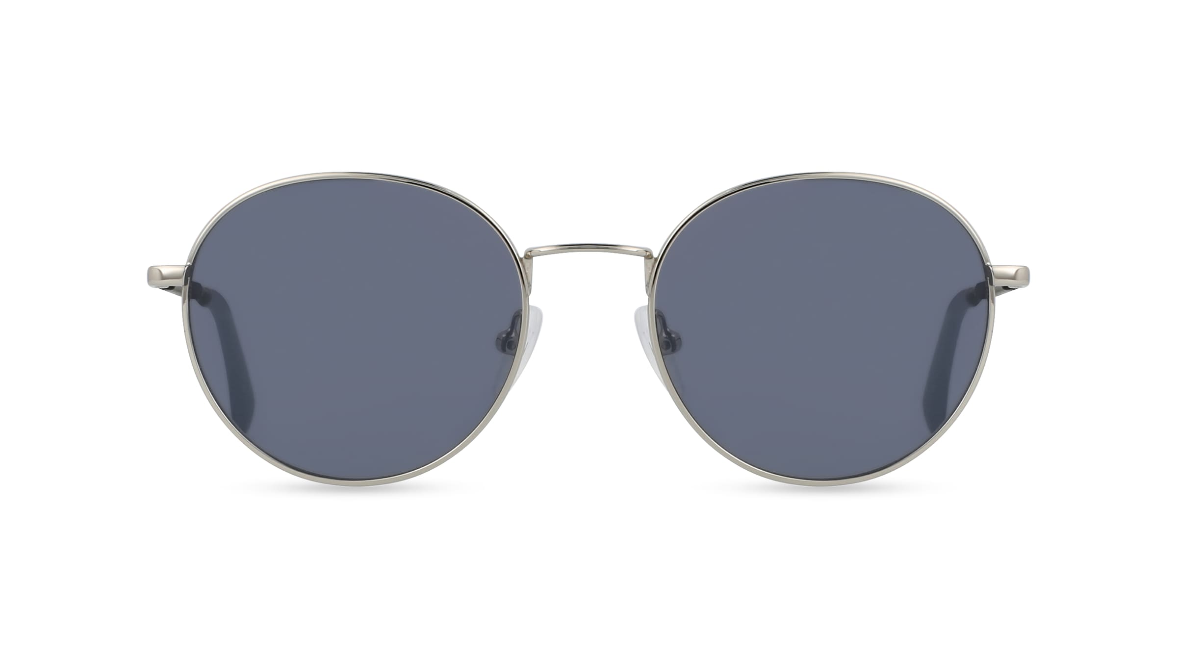 Calvin Klein Jeans CKJ 20110S Unisex-Sonnenbrille Vollrand Panto Metall-Gestell, silber