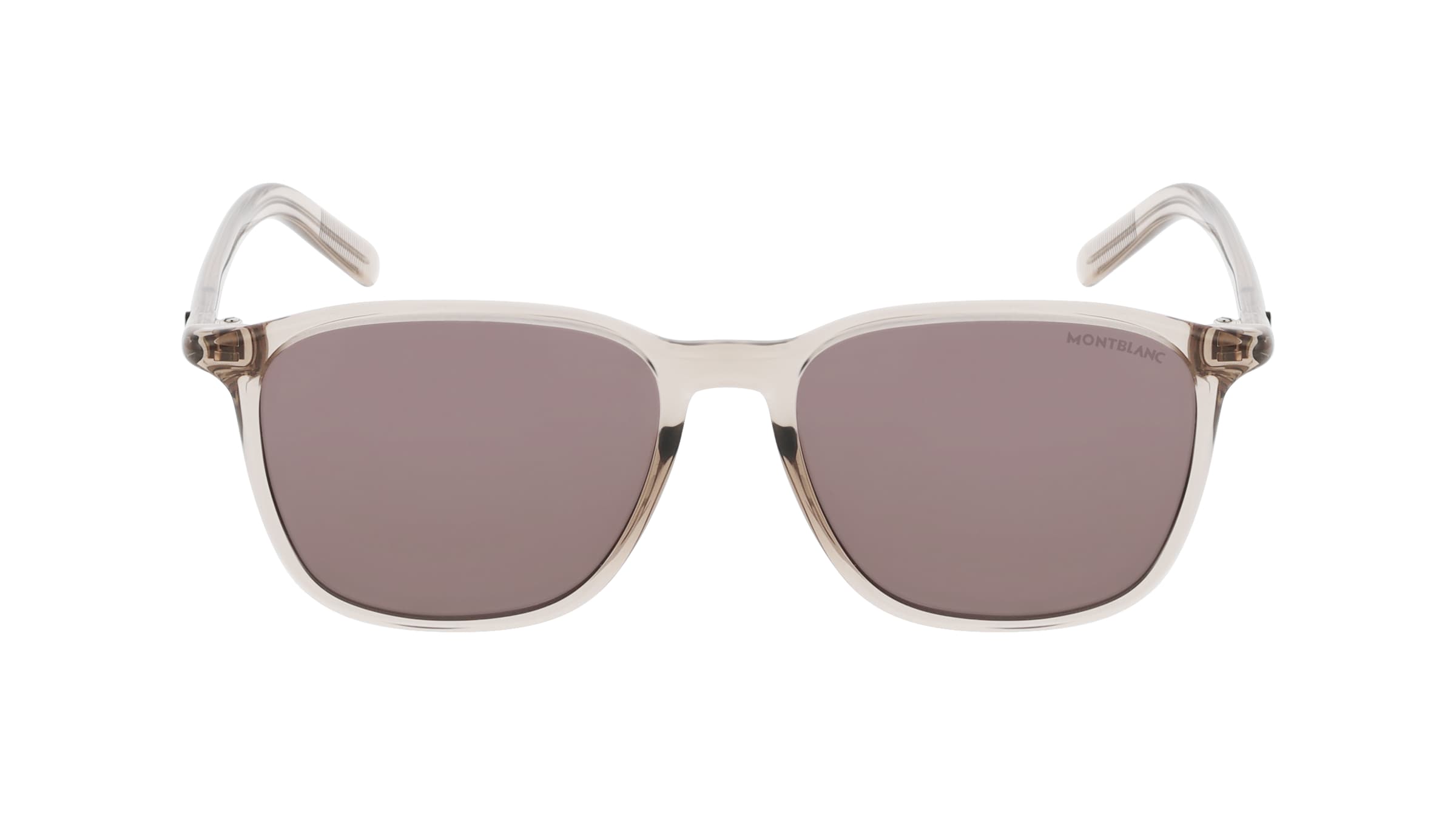 Montblanc MB0325S Herren-Sonnenbrille Vollrand Rund Acetat-Gestell, gelb