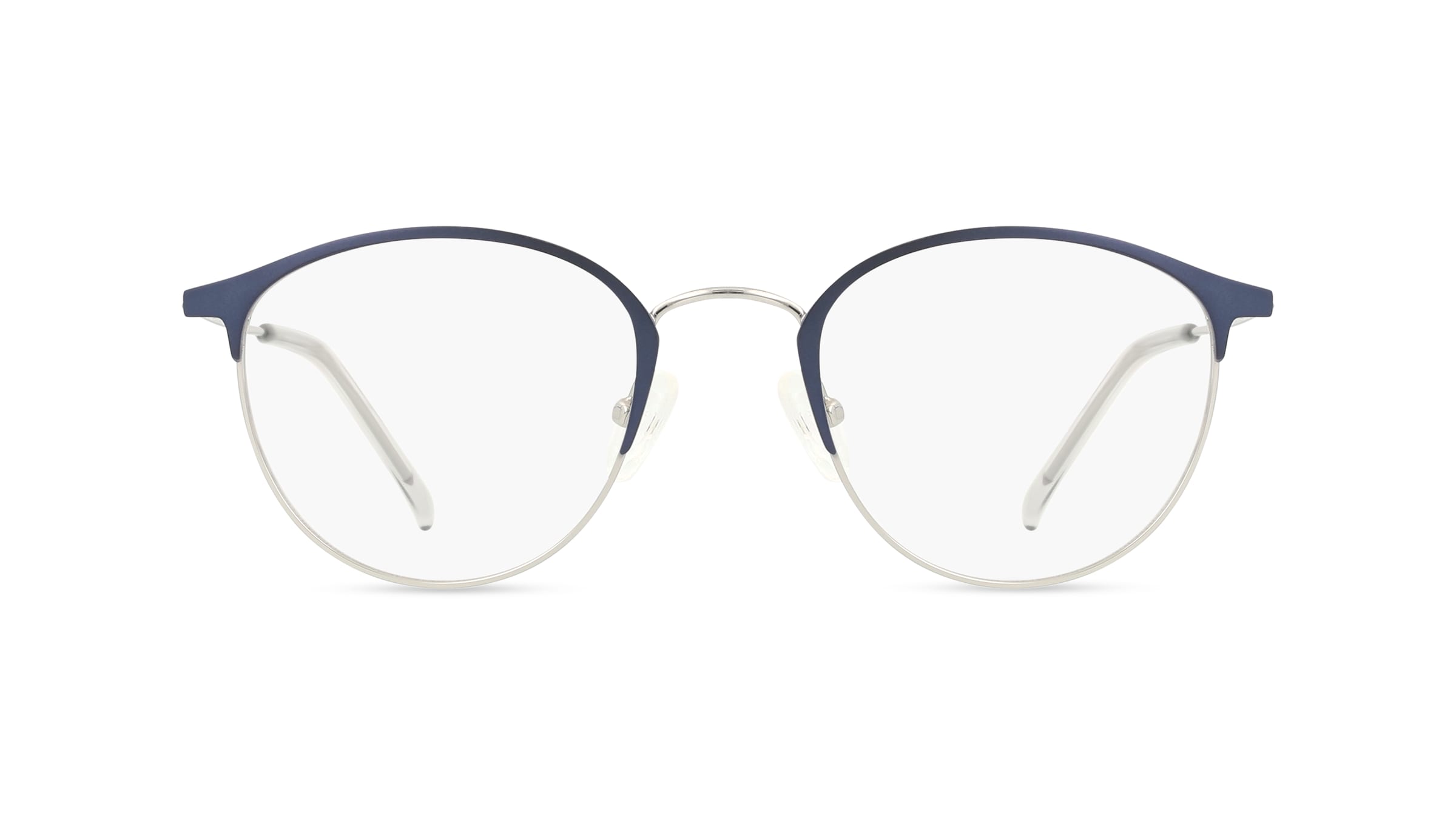 Fielmann OL 029 CL ELIS Unisex-Brille inkl. Gläser Vollrand Rund Memory Effect-Gestell 49/21/145, blau