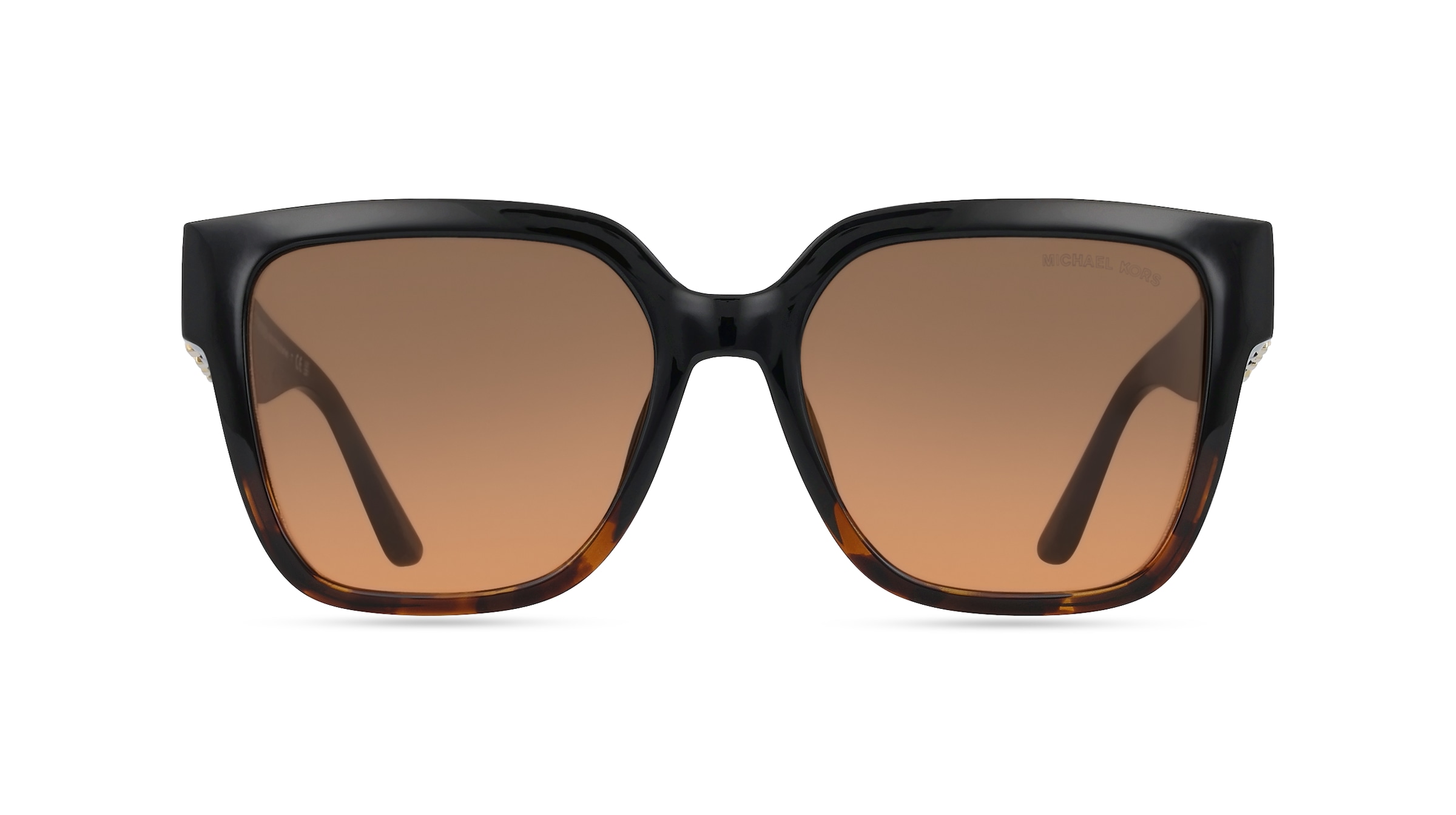 Michael Kors MK2170U KARLIE Damen-Sonnenbrille Vollrand Quadratisch Kunststoff-Gestell, Schwarz