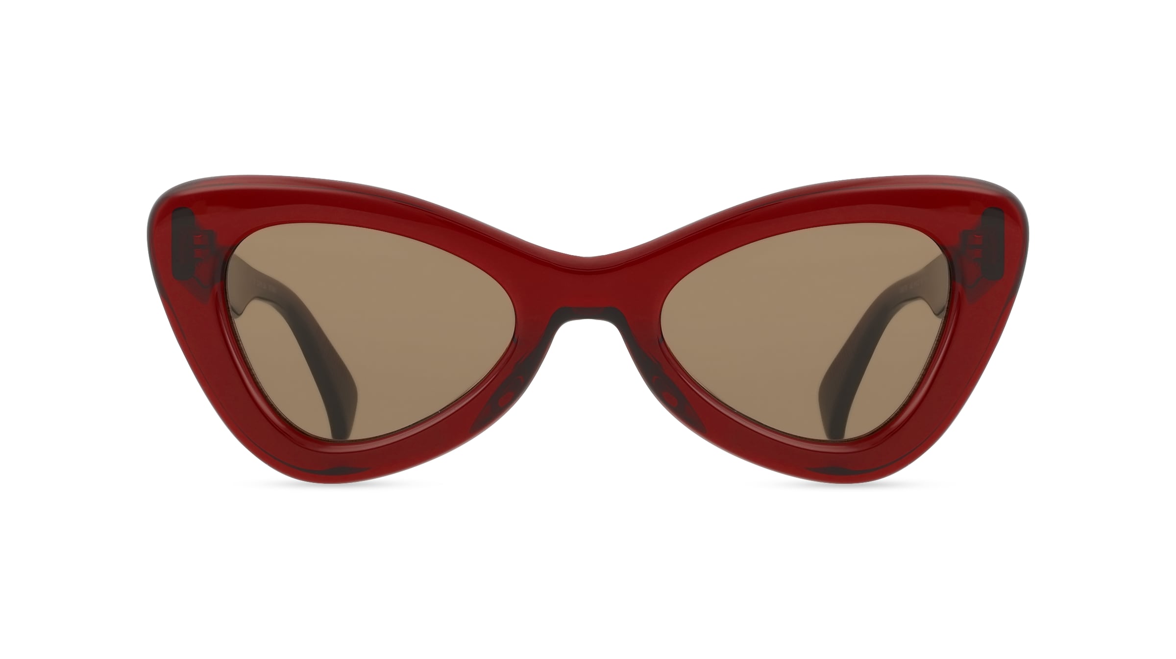 Kenzo KZ40178I Damen-Sonnenbrille Vollrand Butterfly Kunststoff-Gestell, rot