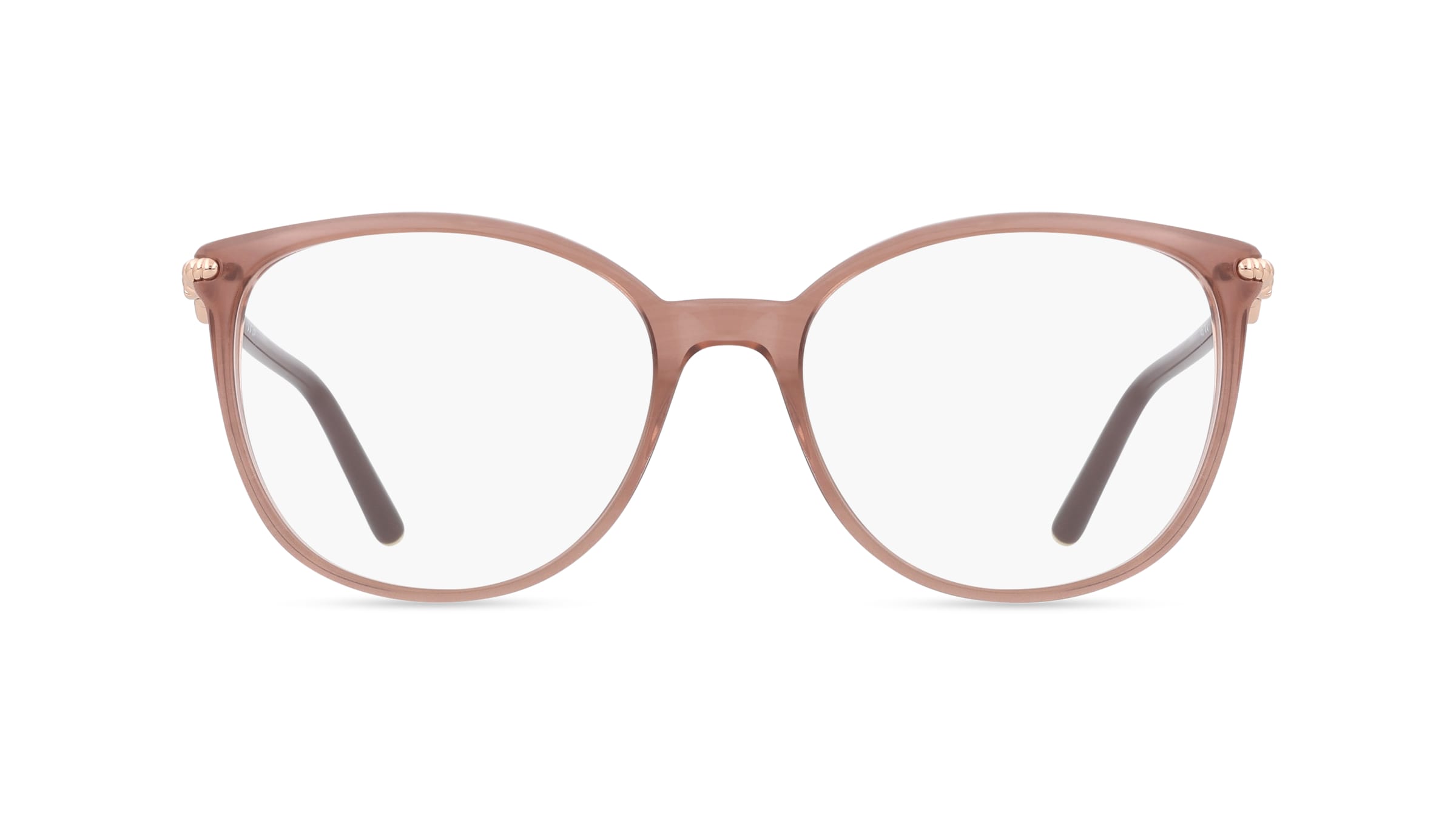 Escada VESF32 Damen-Brille inkl. Gläser Vollrand Cat Eye Kunststoff-Gestell 54/17/140, braun