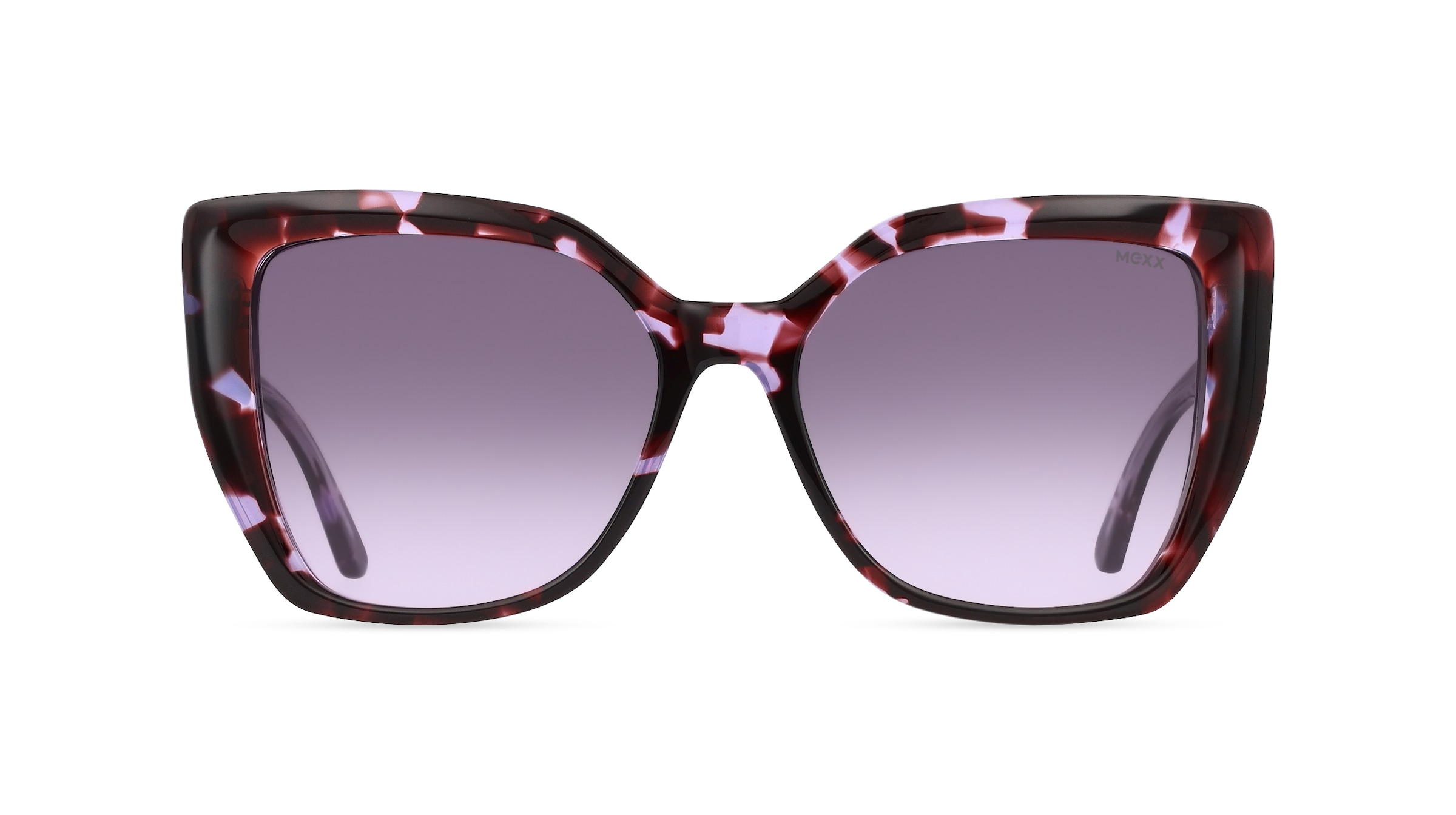 Mexx Eyes 6512 Damen-Sonnenbrille Vollrand Butterfly Kunststoff-Gestell, braun