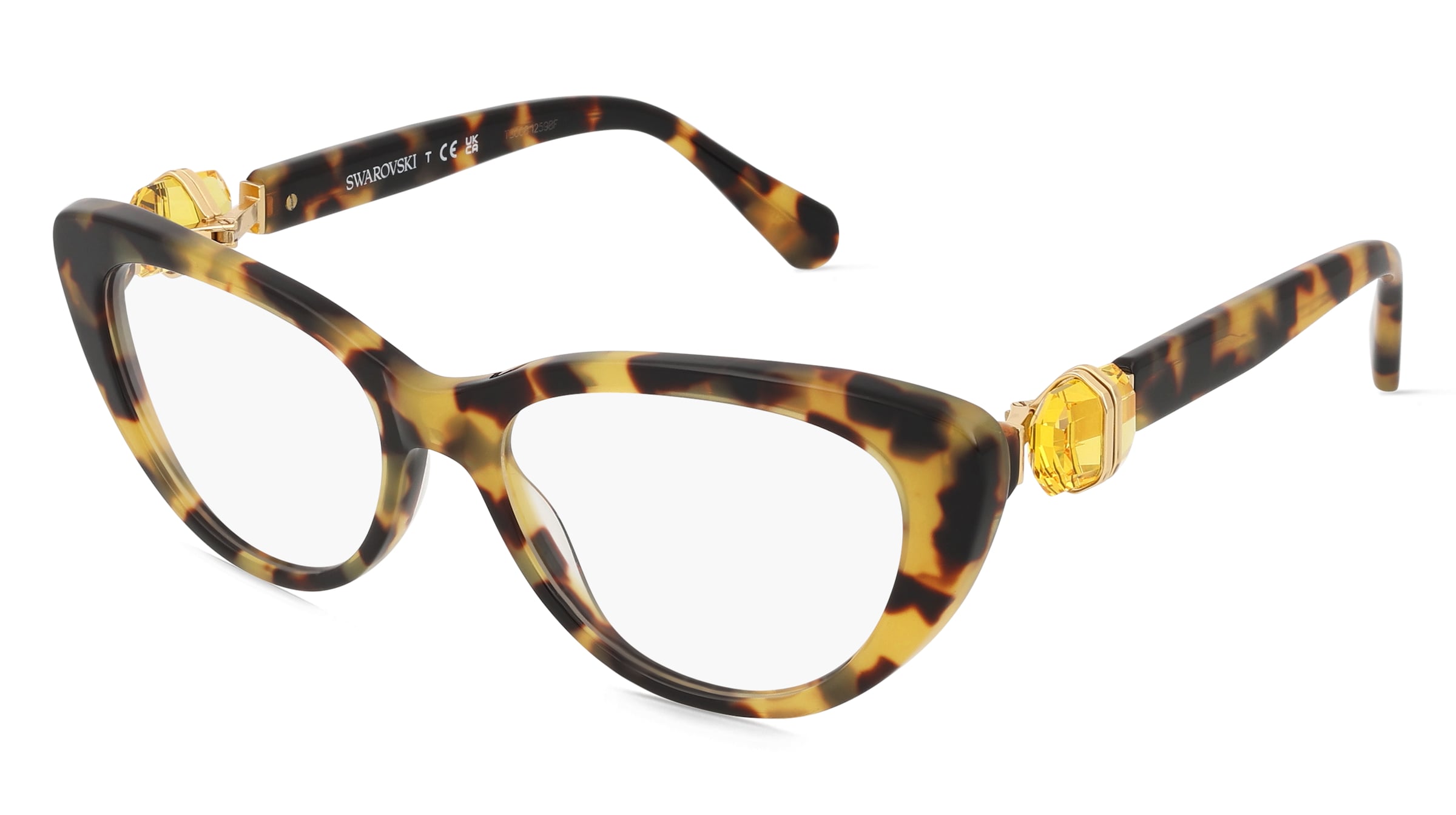 Swarovski 0SK2005 Damen-Brille inkl. Gläser Vollrand Cat Eye Acetat-Gestell 53/17/135, Havanna