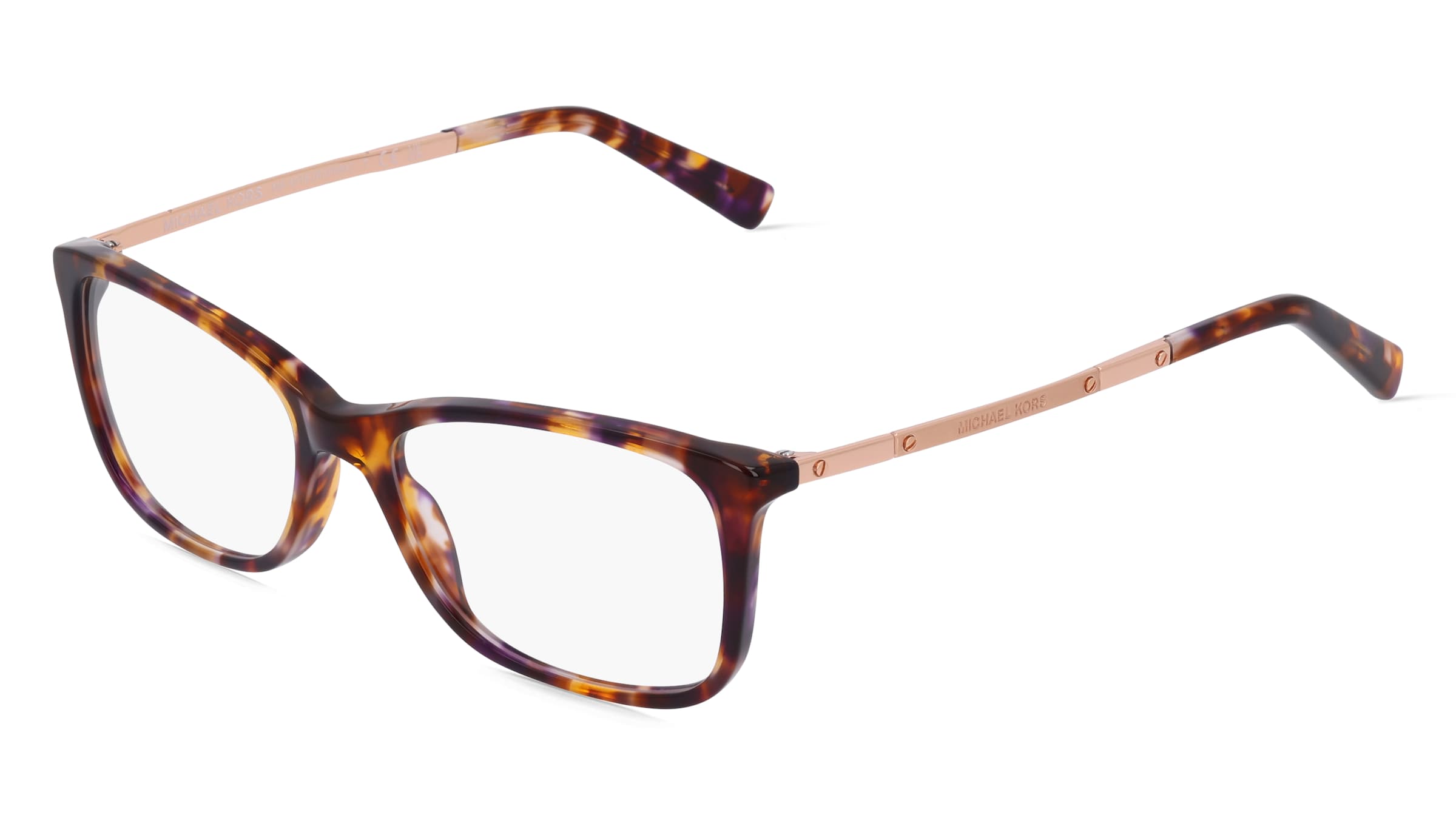 Michael Kors MK4016 Damen-Brille inkl. Gläser Vollrand Quadratisch Kunststoff-Gestell 53/17/140, Havanna