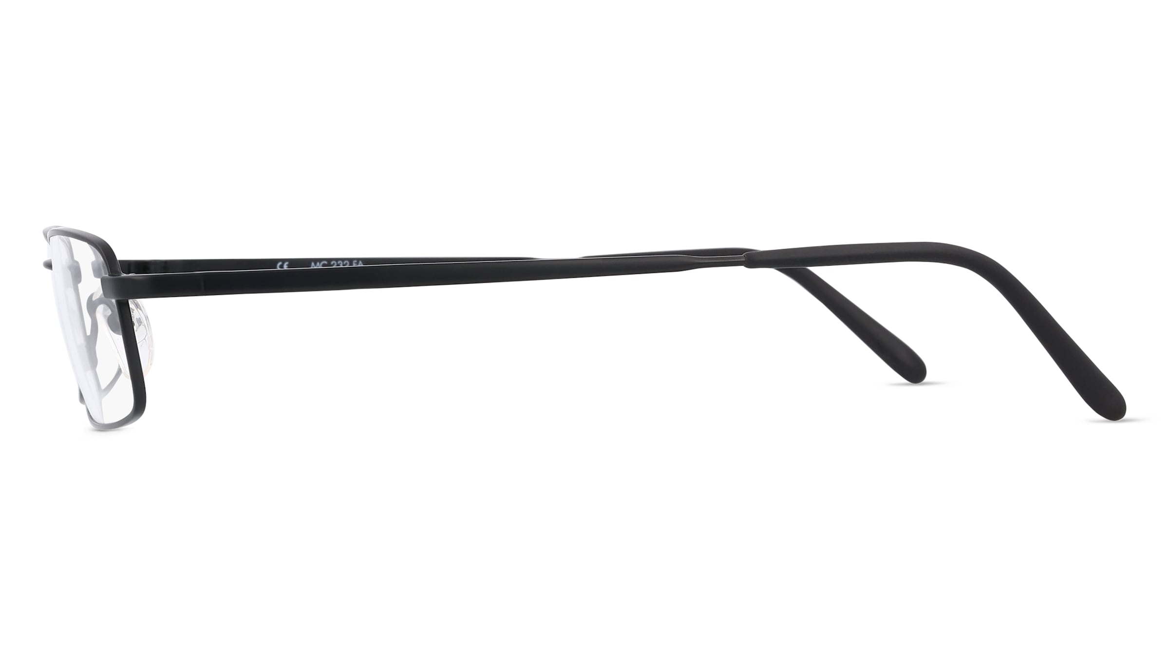 Thumbnail - Fielmann MC 232 FA Unisex-Brille inkl. Gläser Vollrand Eckig Metall-Gestell 52mm/18mm/140mm, schwarz