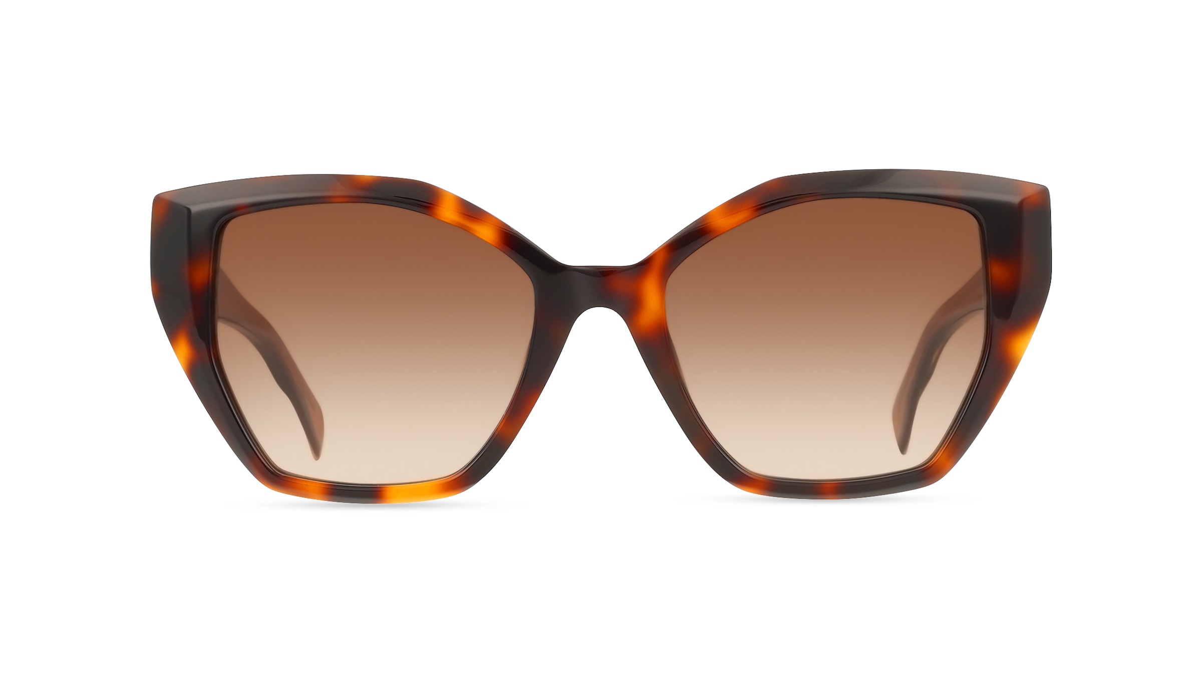 Zadig & Voltaire SZV471 Damen-Sonnenbrille Vollrand Quadratisch Kunststoff-Gestell, braun