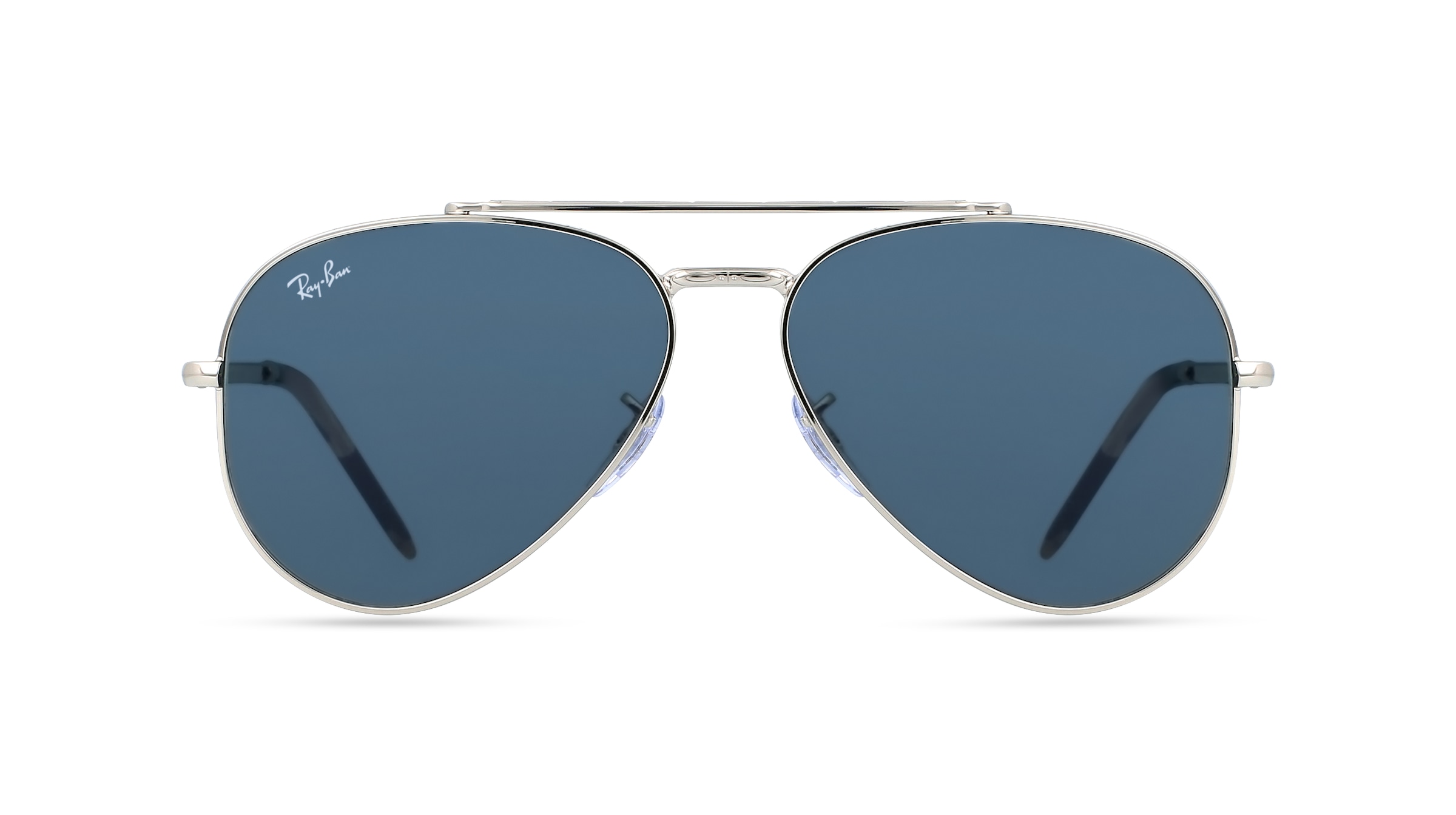 Ray-Ban RB 3625 NEW AVIATOR Unisex-Sonnenbrille Vollrand Pilot Metall-Gestell, silber