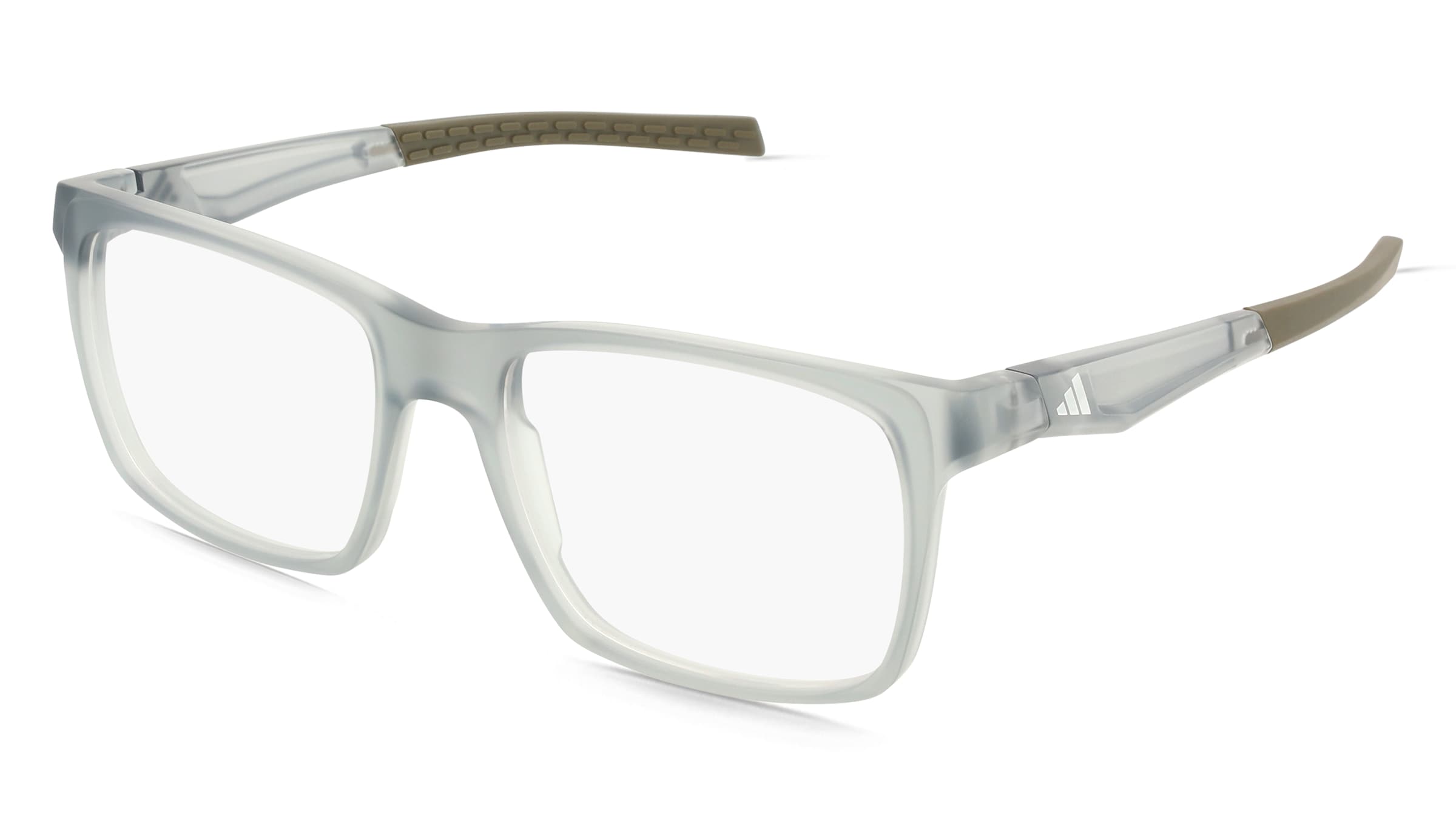 Adidas SP5103 Herren-Brille inkl. Gläser Vollrand Pilot Kunststoff-Gestell 55/18/140, Grau