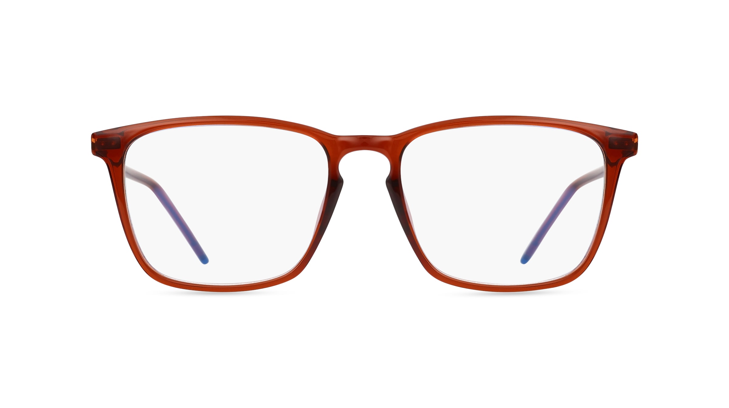 Zeiss ZS22505 Unisex-Brille inkl. Gläser Vollrand Rechteckig Kunststoff Metall-Gestell 53mm/18mm/145mm, orange