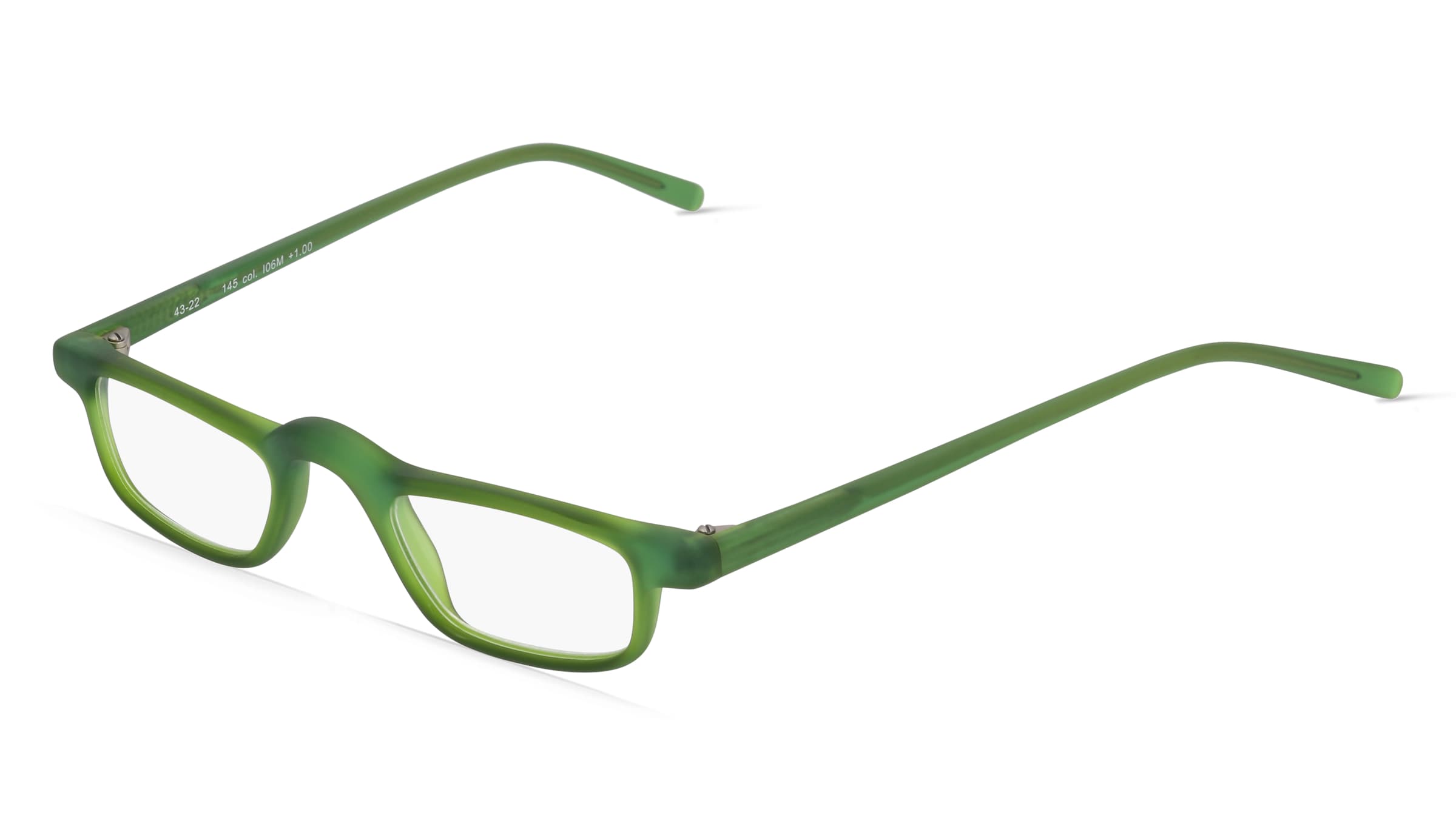 Fielmann INTERIM 002 CL Unisex-Fertiglesebrille Vollrand Quadratisch TR90-Gestell, Grün