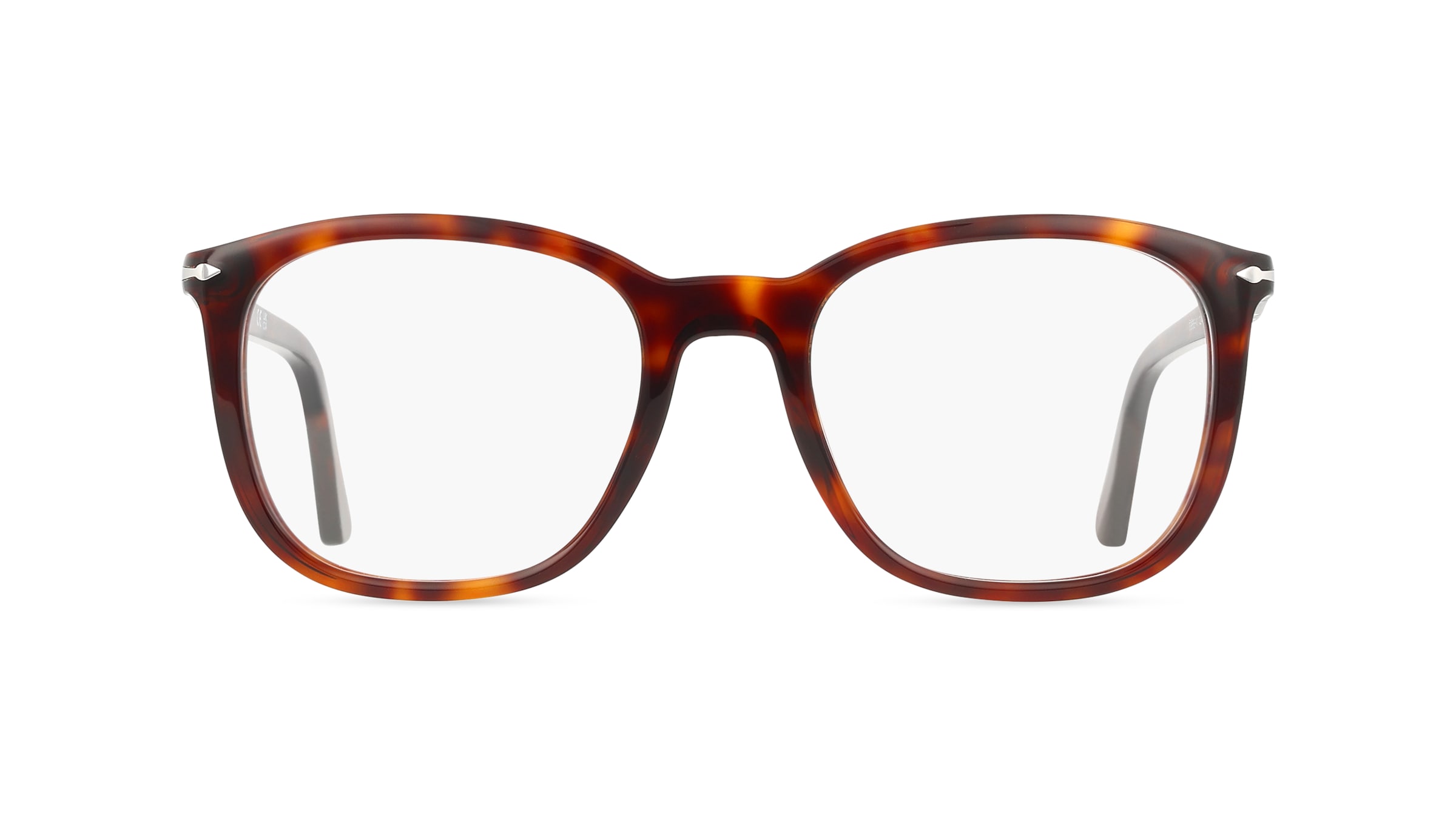 Persol PO3355V Damen-Brille inkl. Gläser Vollrand Panto Acetat-Gestell 52mm/20mm/145mm, braun