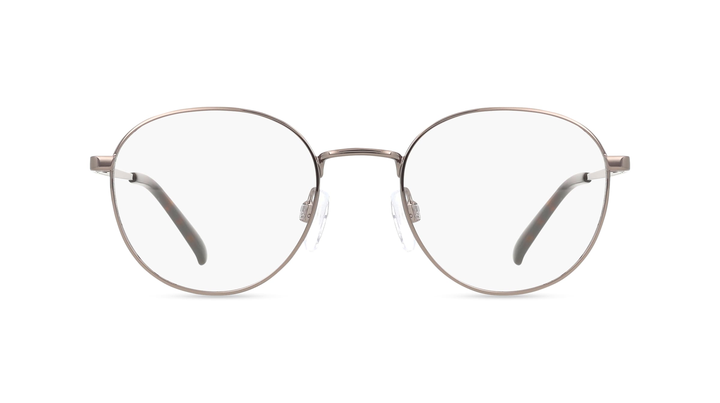 Fielmann BD 600 CL BO Unisex-Brille inkl. Gläser Vollrand Panto Edelstahl-Gestell 48/20/140, Grau