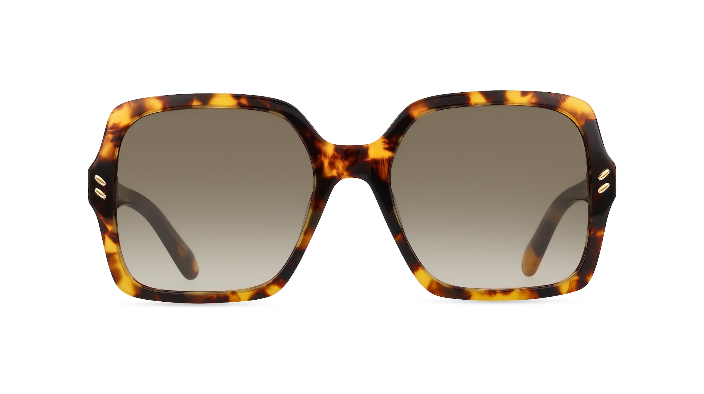 Stella McCartney SC40040I Damen-Sonnenbrille Vollrand Eckig Bio-Acetat-Gestell, braun