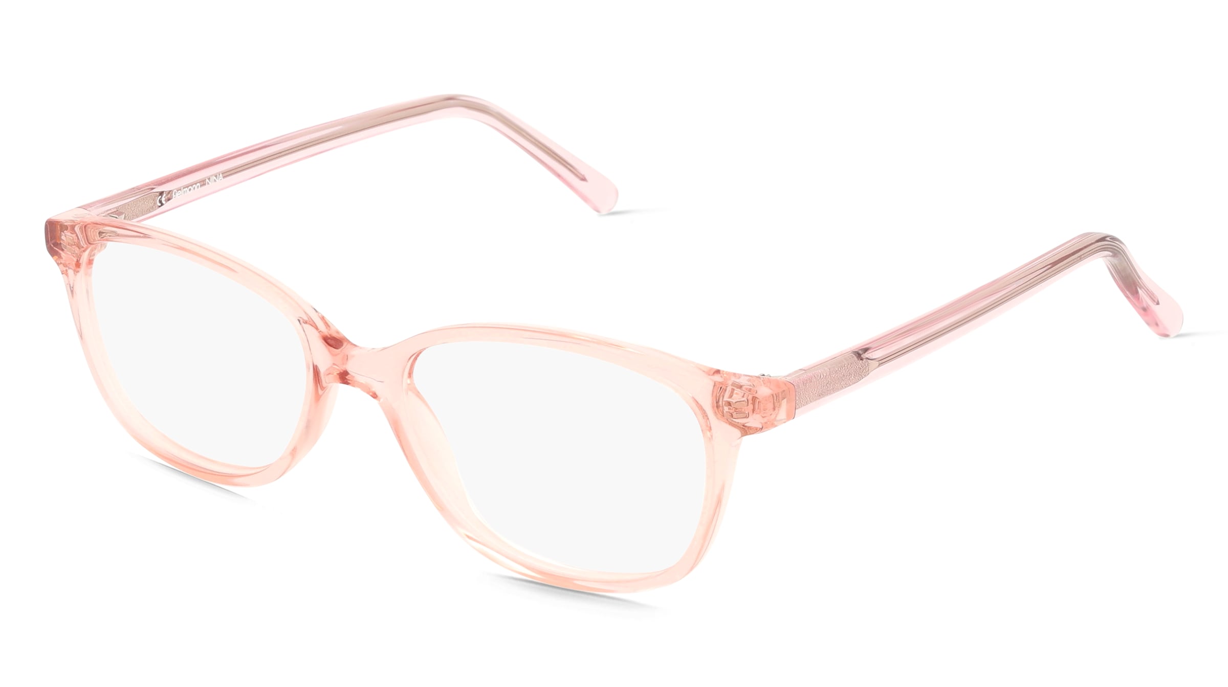 Fielmann JIL 029 CL NINA Jugend-Brille inkl. Gläser Vollrand Butterfly Acetat-Gestell 46/15/130, Pink