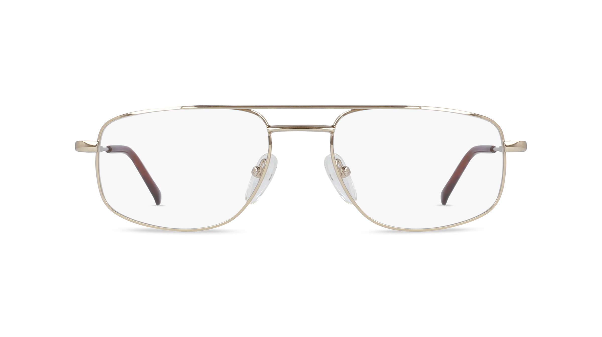 Fielmann MC 196 TR Herren-Brille inkl. Gläser Vollrand Eckig Metall-Gestell 53mm/17mm/140mm, gold