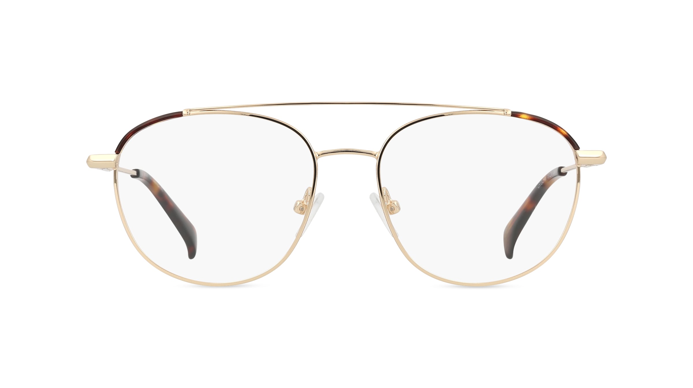 Fielmann OU 058 FLEX FA Herren-Brille inkl. Gläser Vollrand Eckig Edelstahl-Gestell 51mm/18mm/140mm, gold