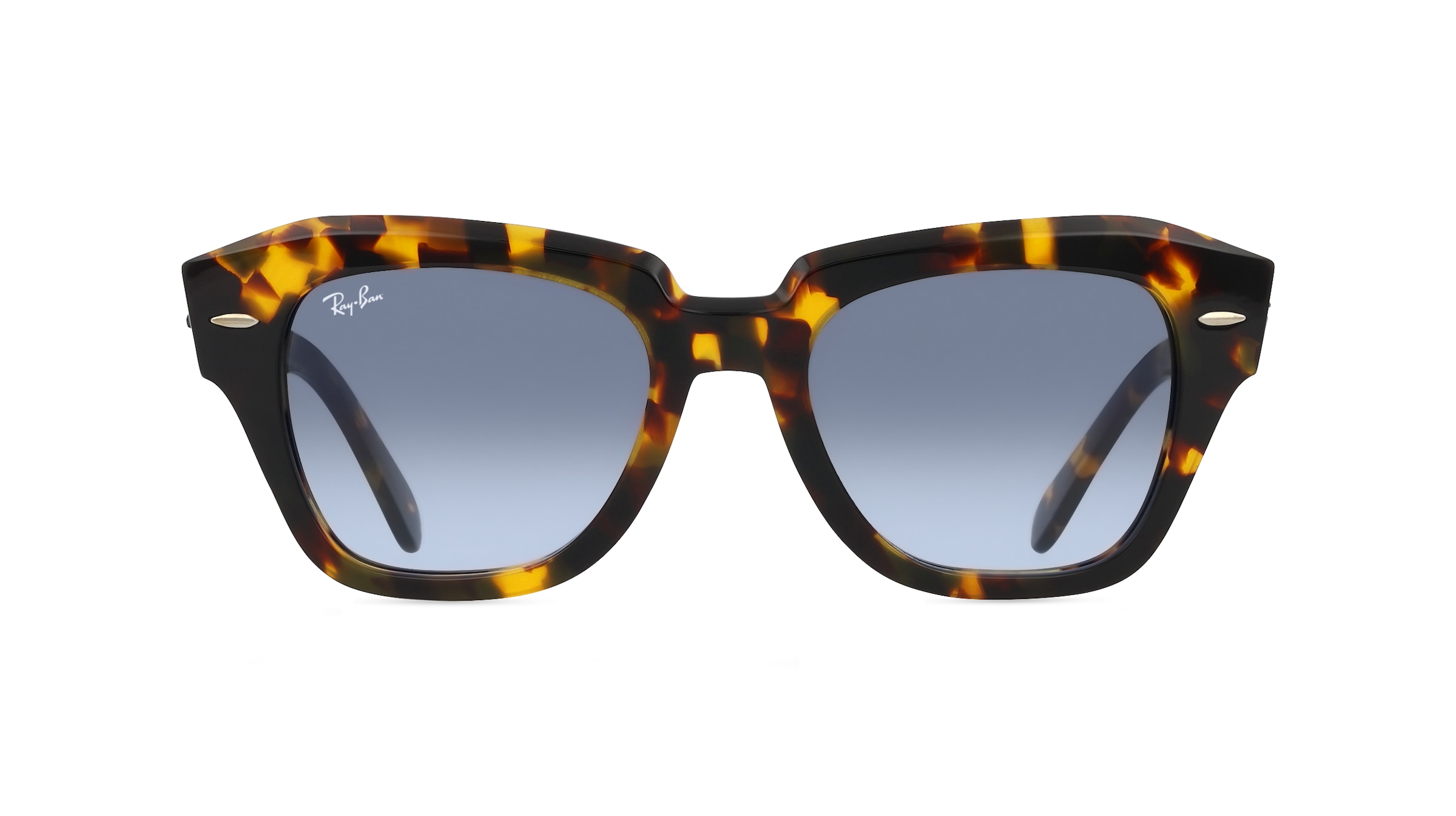 Ray-Ban RB2186 Unisex-Sonnenbrille Vollrand Eckig Acetat-Gestell, gelb