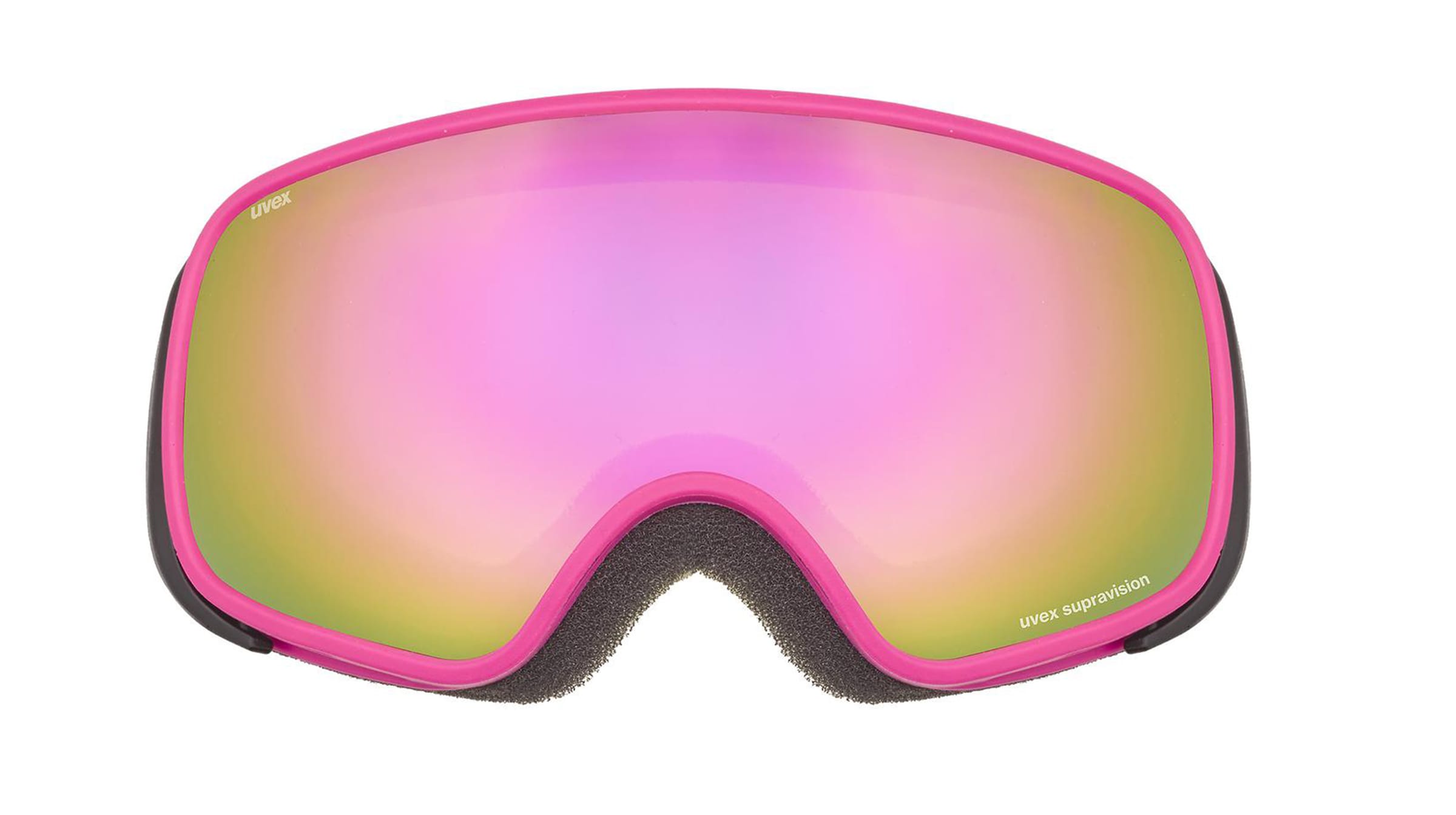 Uvex SCRIBBLE FM Unisex-Skibrille Vollrand Monoscheibe Kunststoff-Gestell, pink