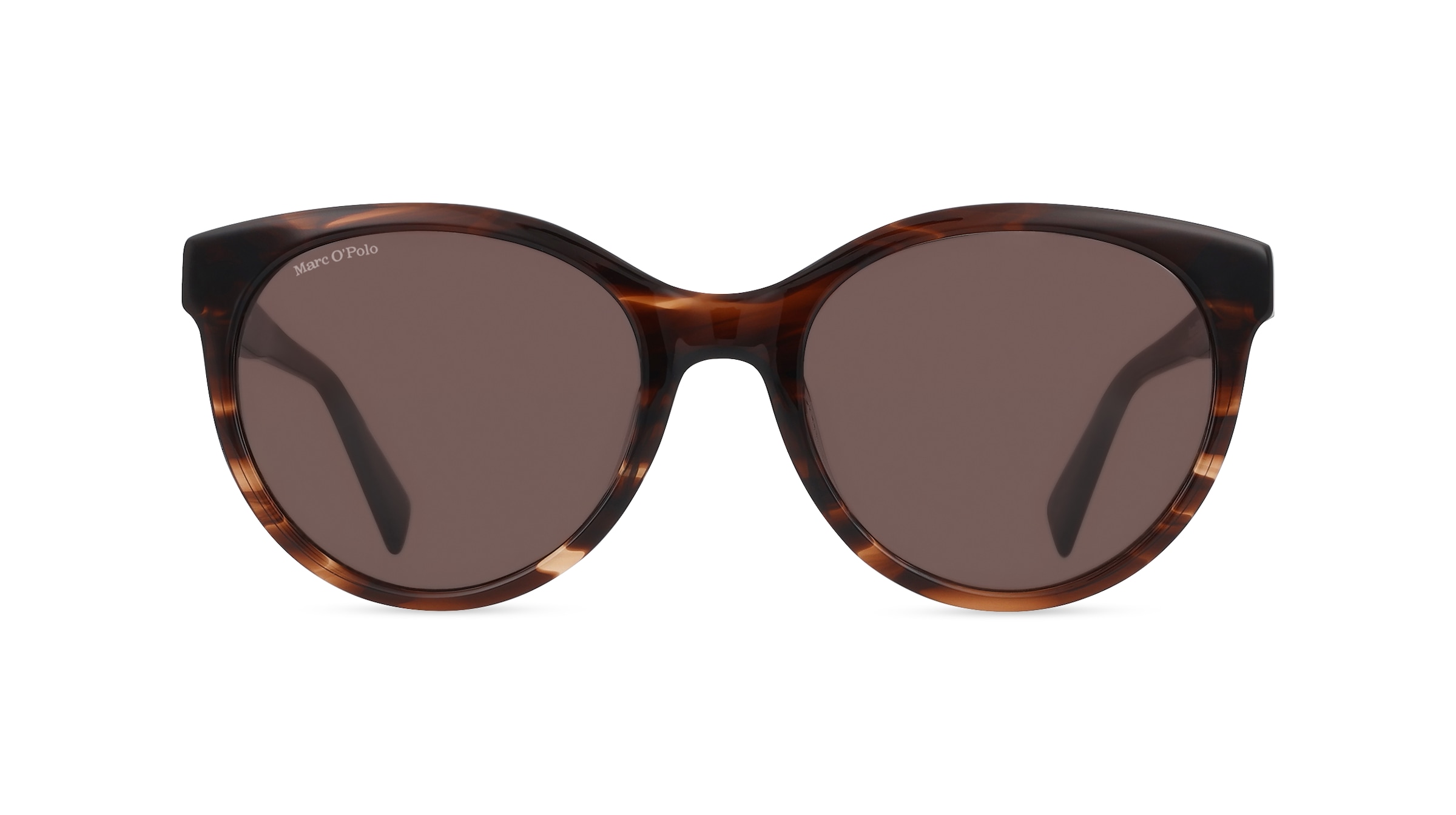 Marc O' Polo Eyewear 506193 Damen-Sonnenbrille Vollrand Rund Kunststoff-Gestell, braun