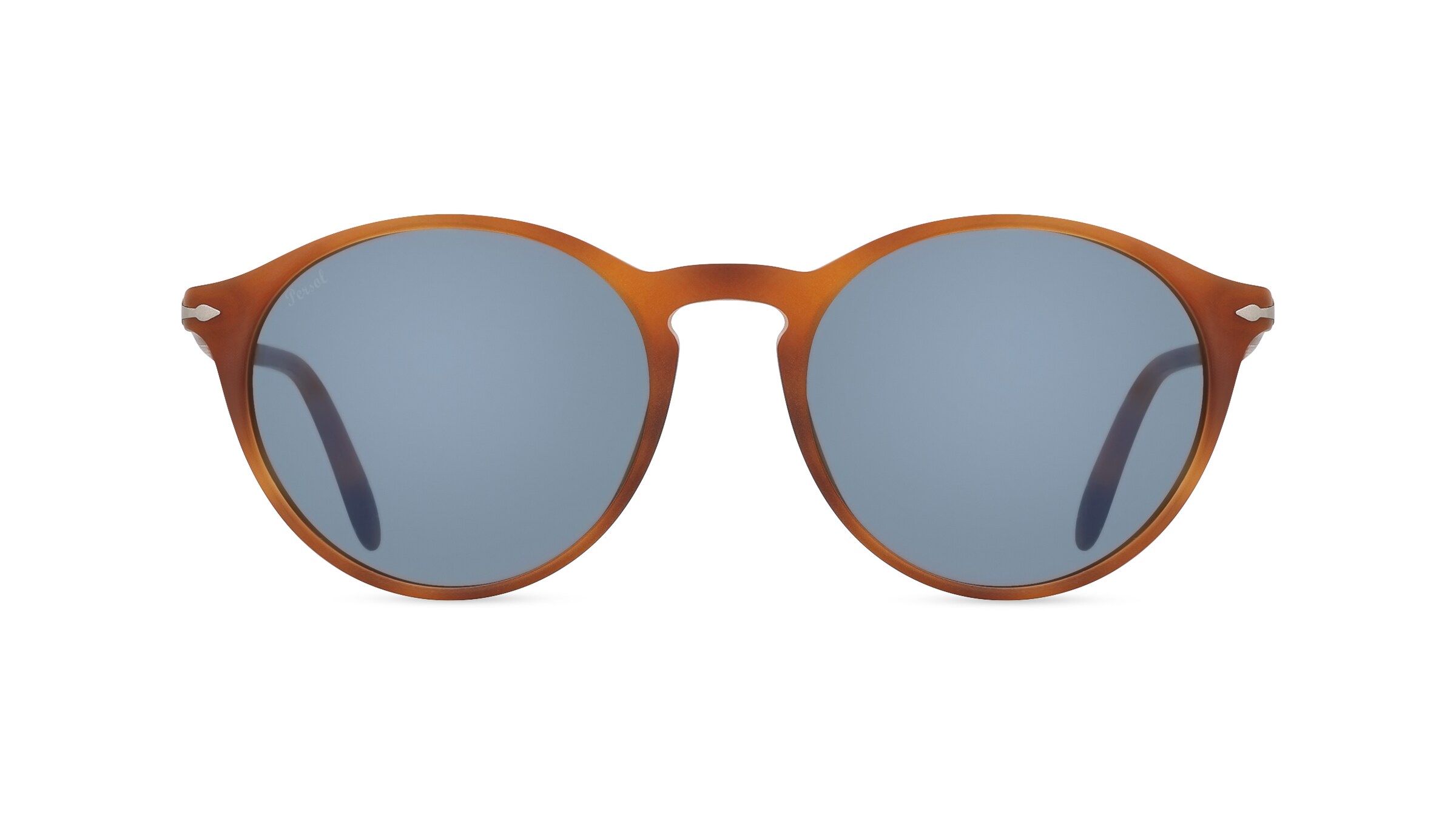 Persol 0PO3092SM Herren-Sonnenbrille Vollrand Panto Acetat-Gestell, braun