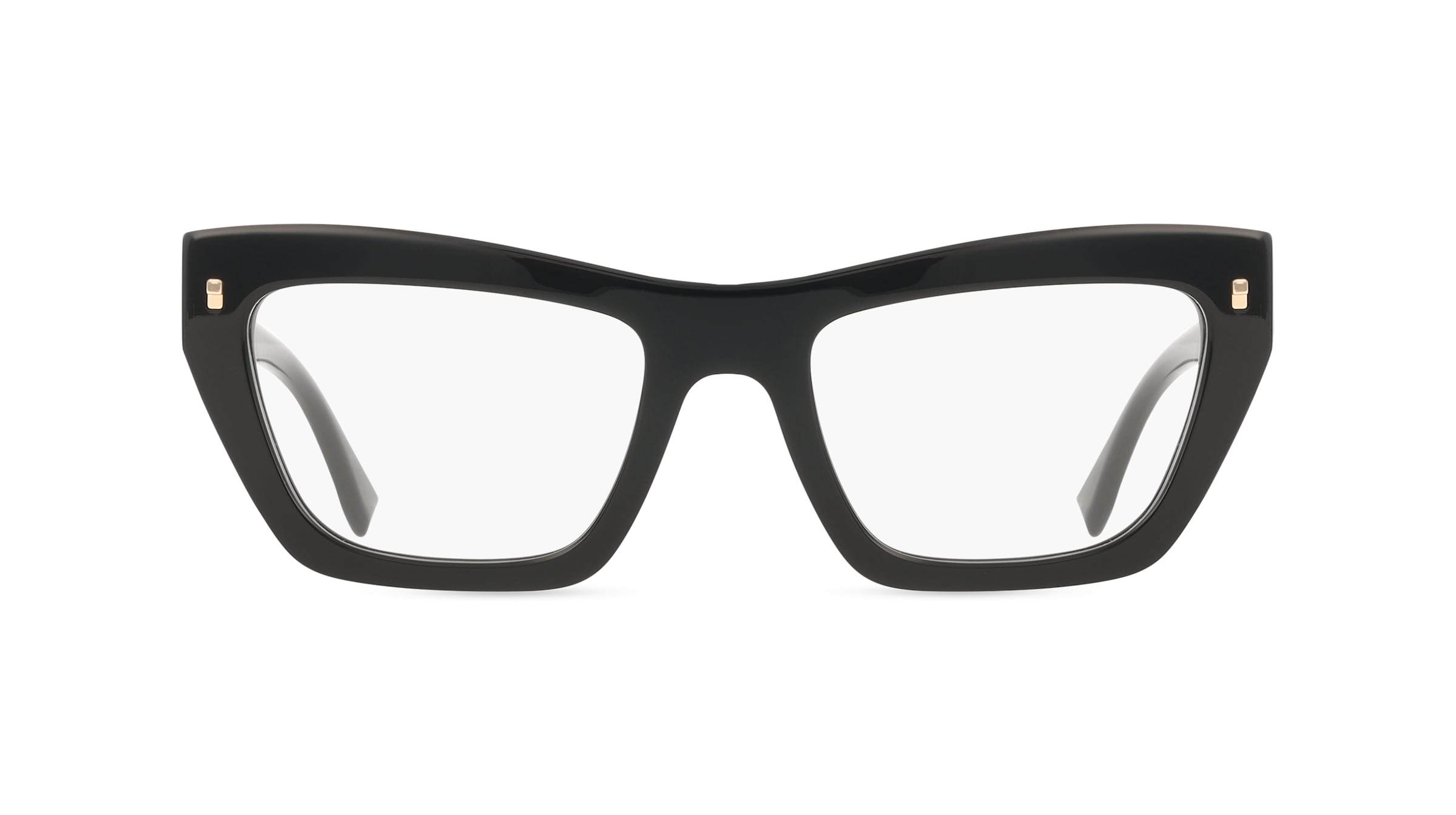 Dsquared2 108868 Damen-Brille inkl. Gläser Vollrand Eckig Acetat-Gestell 37mm/20mm/145mm, schwarz